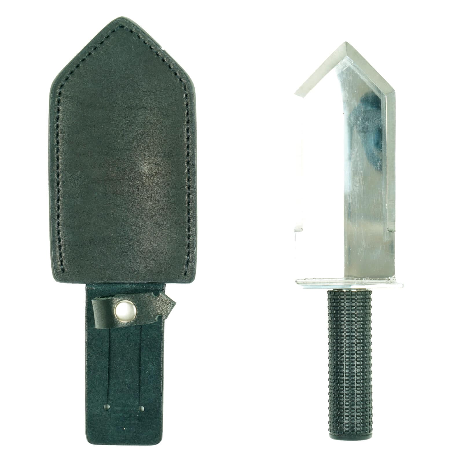 Dune Scoops Digging Trowel with Leather Sheath - Heavy Duty Garden Tool for Sand, Soil & Beach - Perfect for Gardening, Camping & Outdoor Adventures