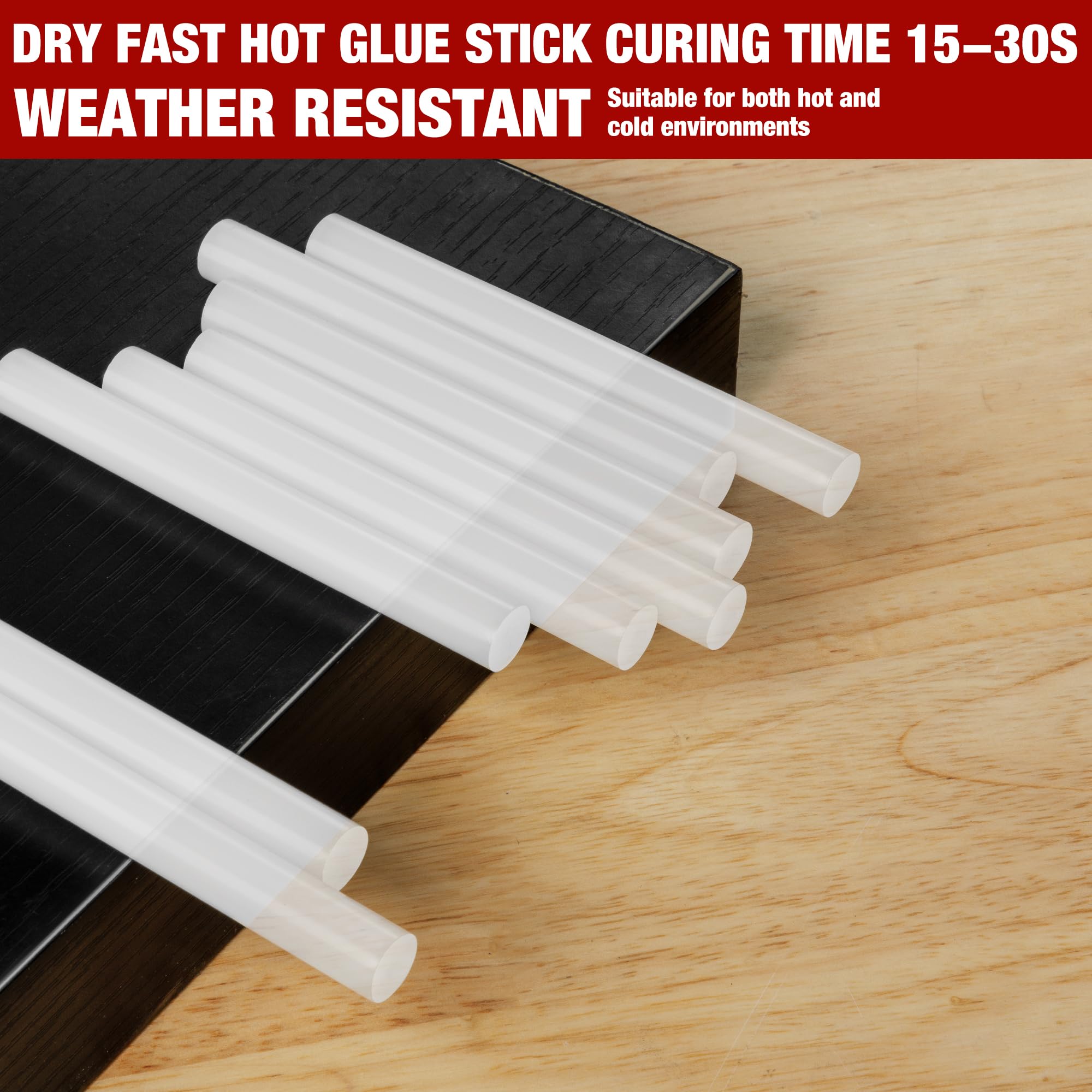 Arrow 200-Pack Full Size Hot Glue Sticks - 4