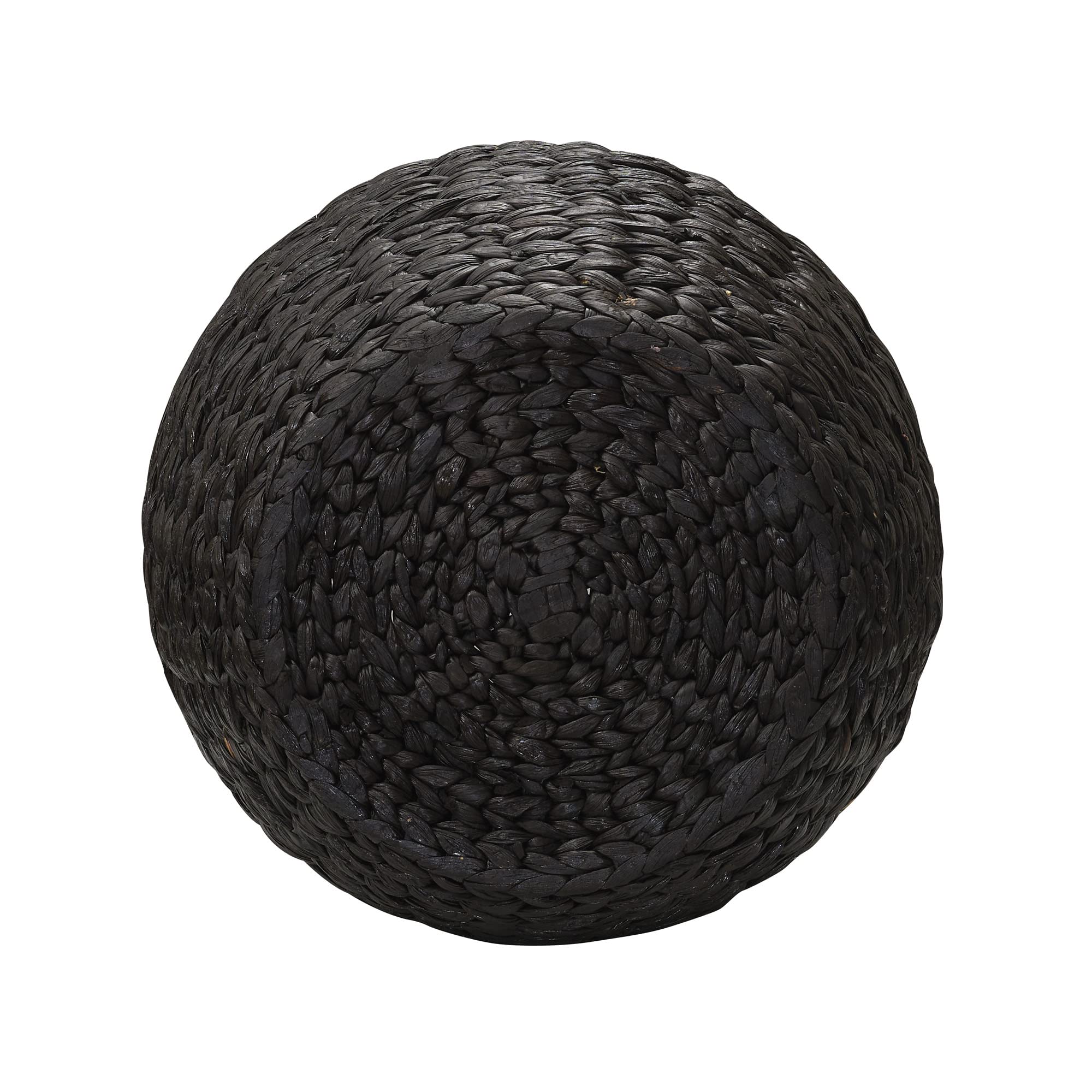 Handwoven Water Hyacinth Storage Basket & Side Table - Natural Wicker Barrel Organizer for Home Decor | Perfect for Living Room, Bedroom, or Bathroom Storage