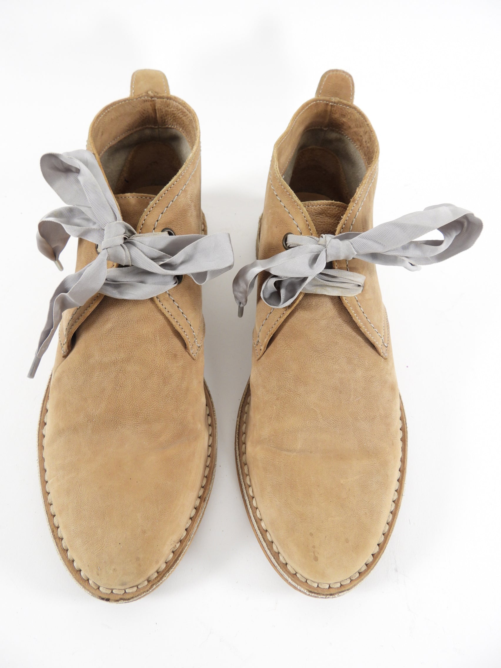 Brunello Cucinelli Genuine Leather Desert Boots for Men - Size 38 | Premium Raw Leather Casual Shoes for Outdoor Walking & Travel | Comfortable & Stylish Footwear for Everyday Wear