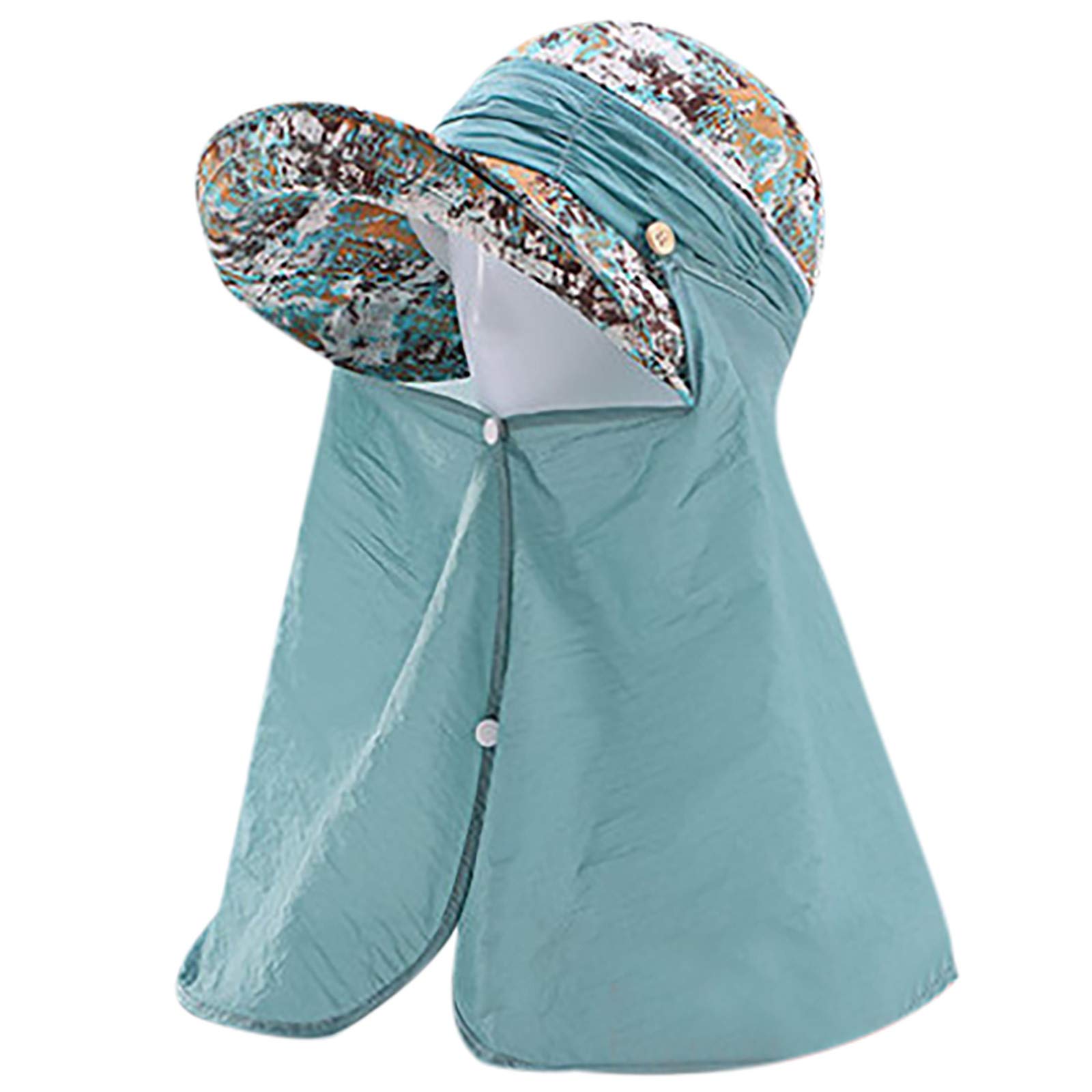 Women's Fashion Printed Sun Hat - Wide Brim Fisherman Bucket Hat for Outdoor, Beach, Travel & Summer Activities (PP22064991)
