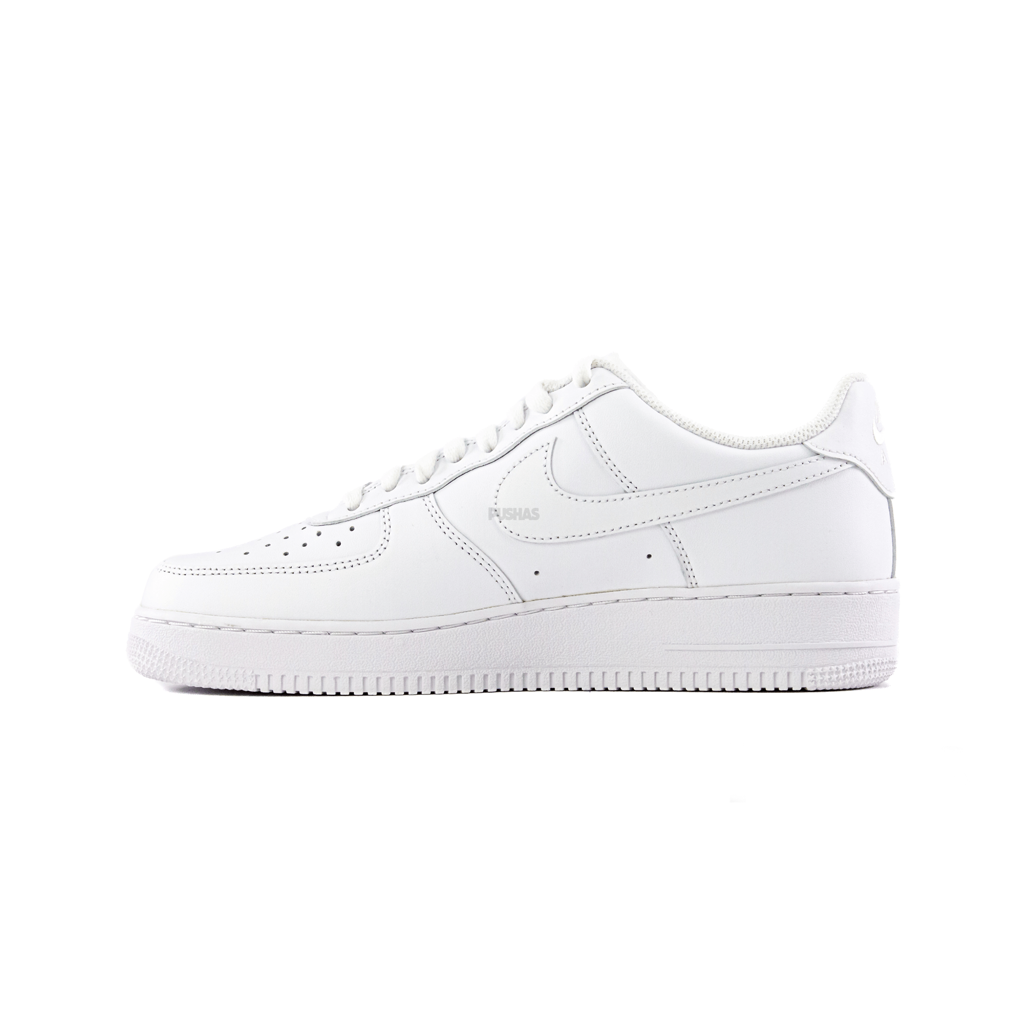 Nike Air Force 1 Low '07 Triple White Sneakers - Men's Classic White Leather Basketball Shoes (2020 Release) | Perfect for Casual Wear, Street Style & Everyday Fashion