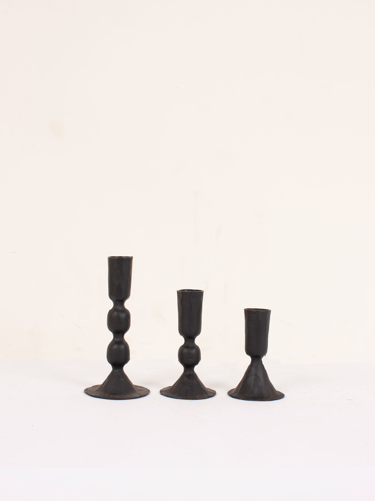 Elegant Black Candle Holder - Austen Style Home Decor for Dining Table, Wedding Centerpiece & Romantic Ambiance