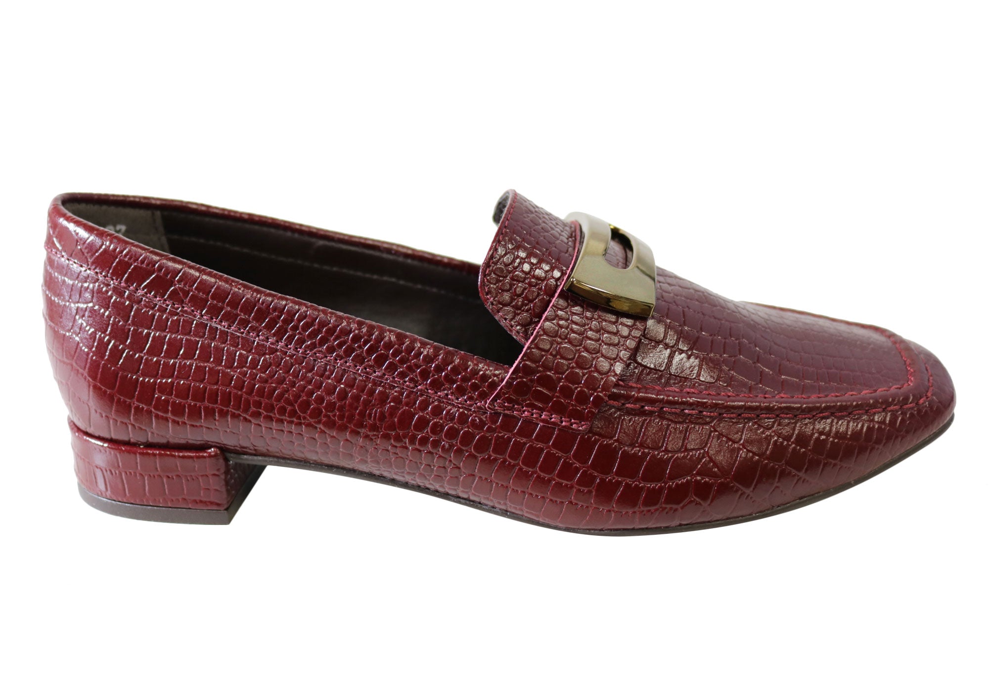 Orcade Women's Leather Low Heel Shoes - Comfortable & Stylish Brazilian-Made Pumps for Work, Office & Casual Wear