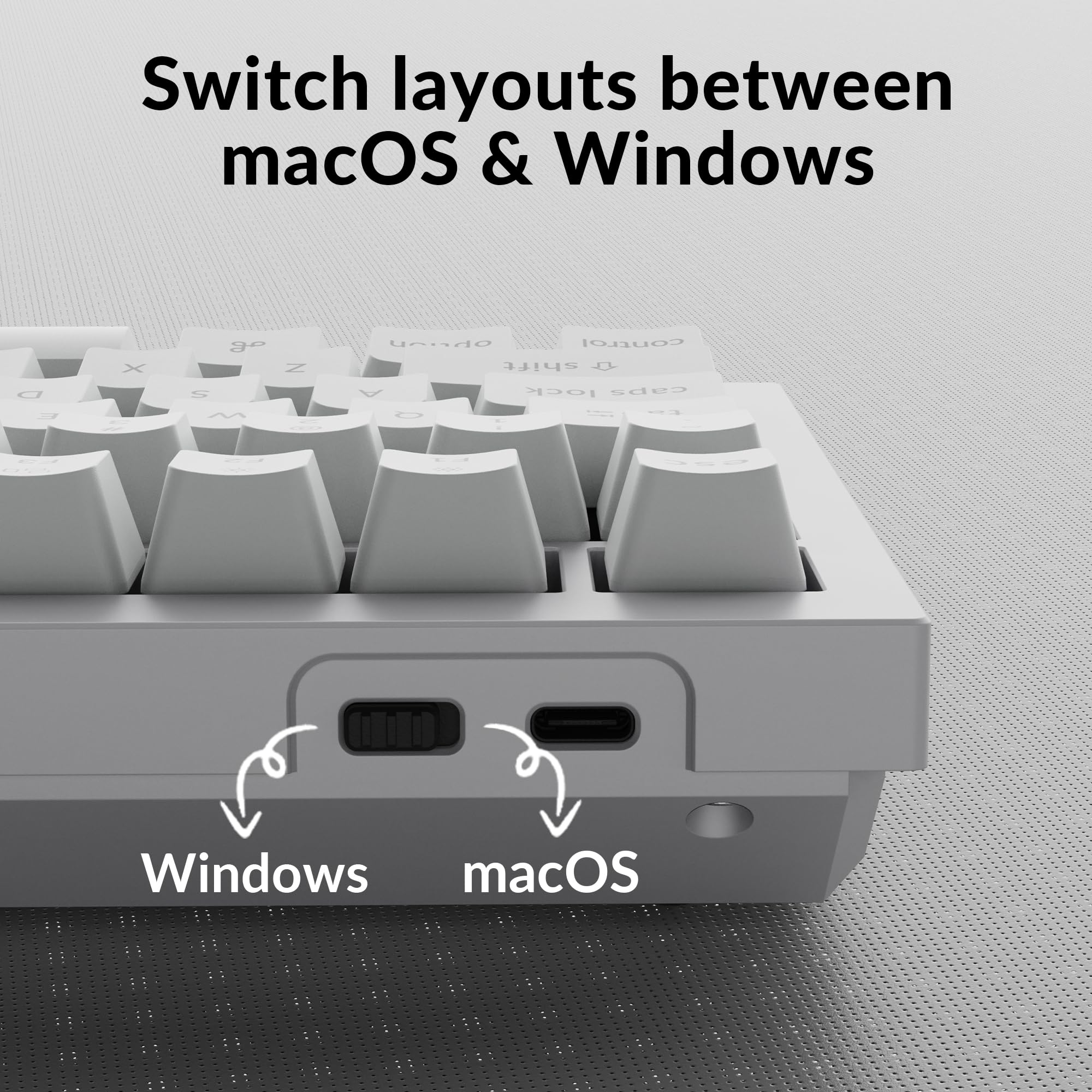 Keychron Q1 V2 RGB Wired 75% Custom Mechanical Keyboard - Hot-Swappable Gateron G Pro Blue Switches, QMK/VIA Programmable, Double Gasket Design for Mac/Windows/Linux (White) | Perfect for Gaming, Coding & Office Work