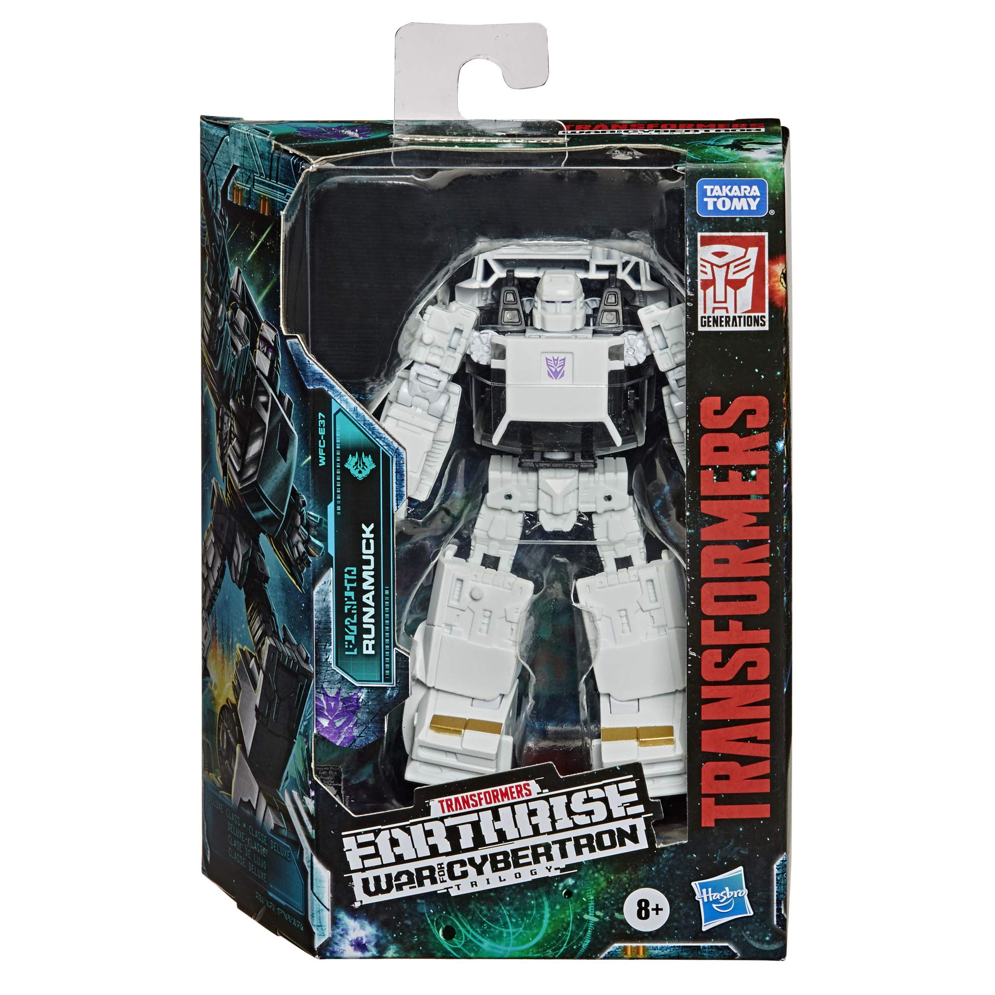 Transformers Generations War for Cybertron Earthrise Deluxe WFC-E37 Runamuck Action Figure 5.5-inch - Fan-Voted Collectible Toy for Kids Ages 8+ | Perfect for Play, Display and Gifts