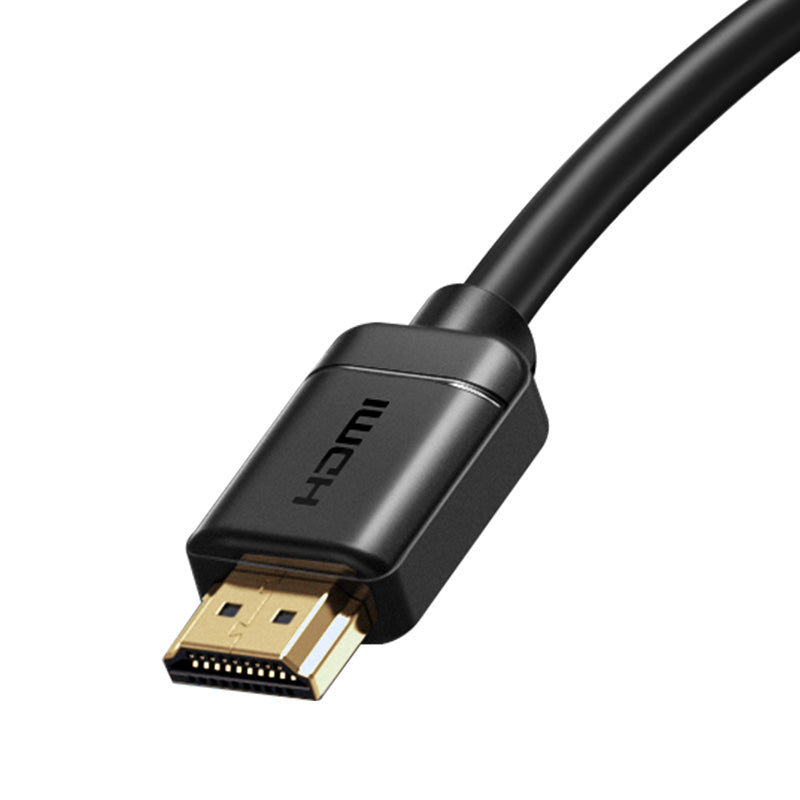 Baseus High Definition HDMI to HDMI Cable Adapter 3 Meters Black - Perfect for Home Theater, Gaming & Office Setup
