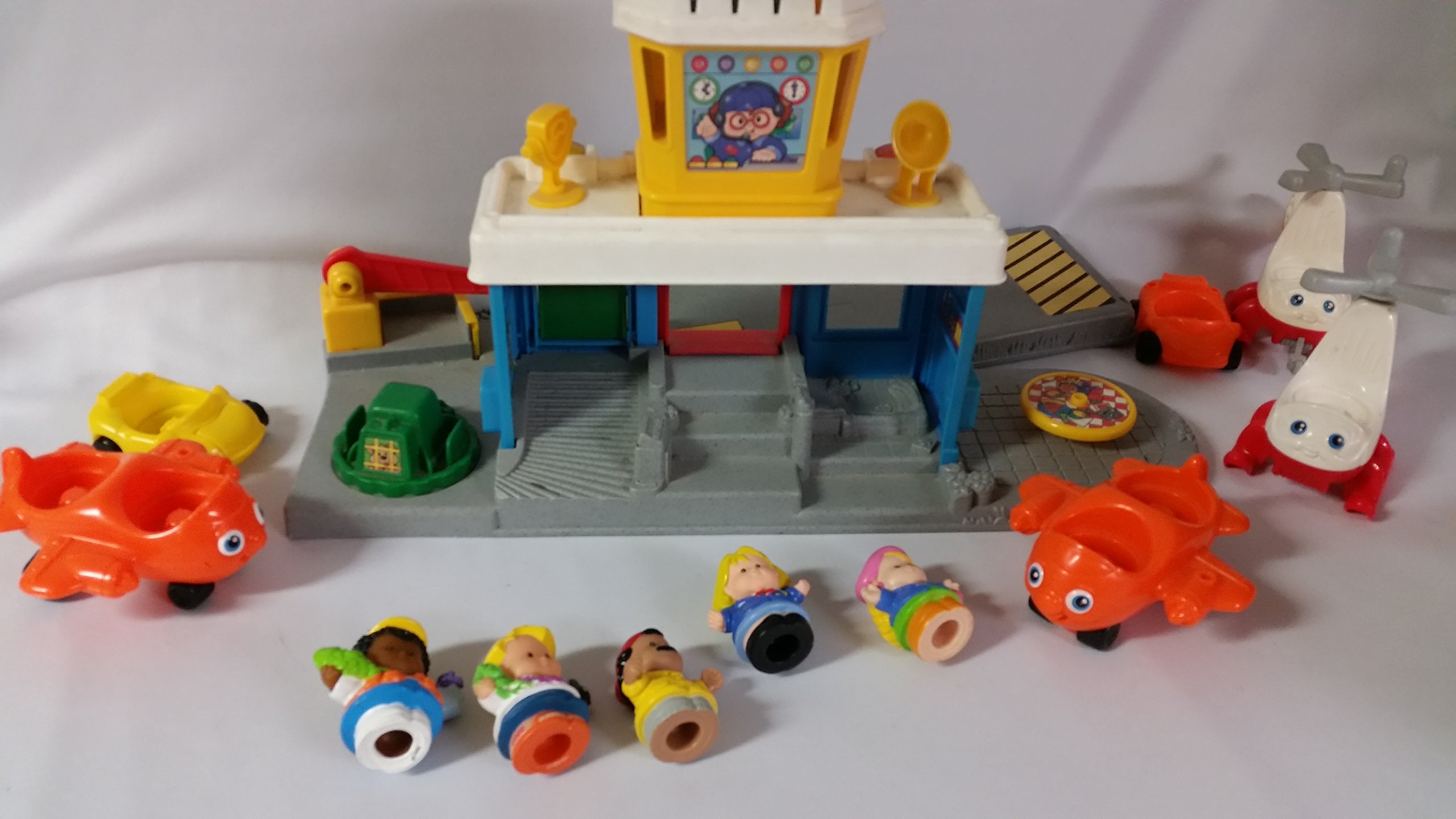 Fisher-Price Little People Discovery Airport Playset - Blue | Interactive Toddler Toy for Learning & Imagination | Perfect for Pretend Play & Travel Adventures