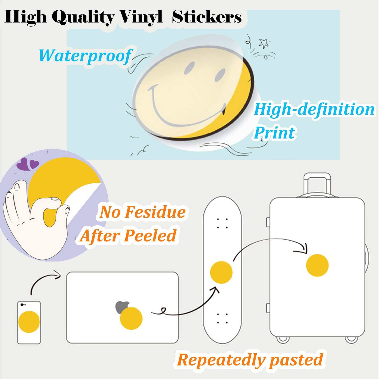 50 Pcs Waterproof Nature Landscape Stickers - Aesthetic Vinyl Decals for Water Bottles, Laptops, Luggage & Phone Cases - Scrapbook Stickers for Adults, Teens & Kids - Perfect for DIY Crafts, School Projects & Personalizing Belongings