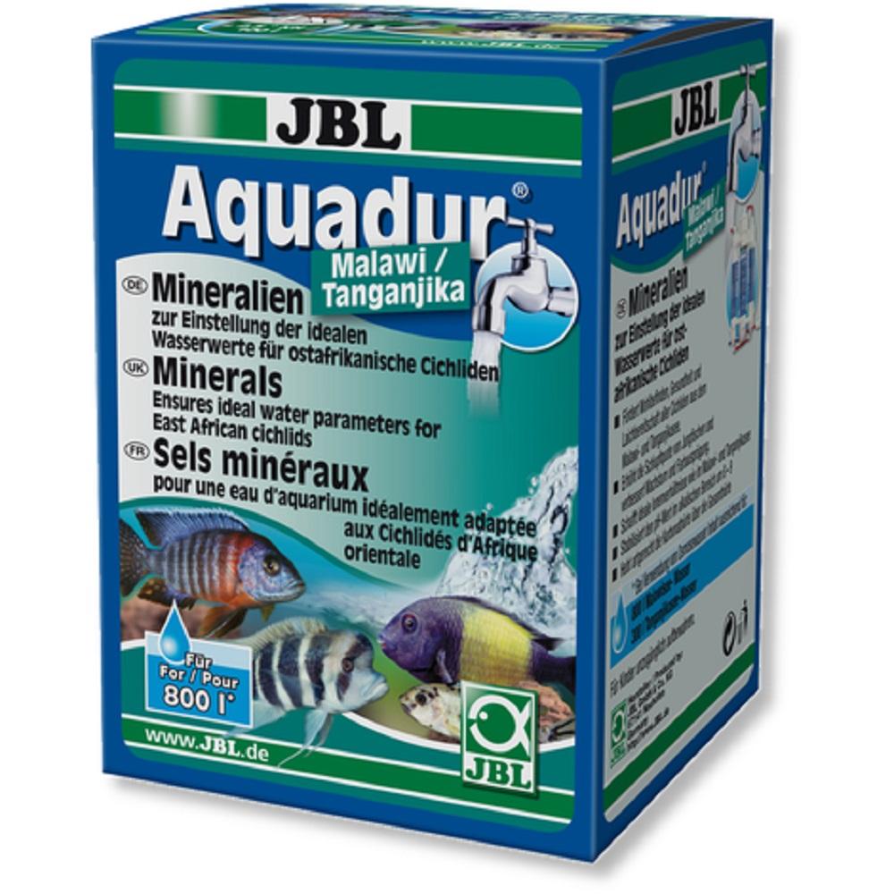 JBL Aquadur Malawi/Tanganyika Cichlid Mineral Salt 250g - Essential Aquarium Water Conditioner for African Cichlid Tanks, Enhances Fish Health & Coloration
