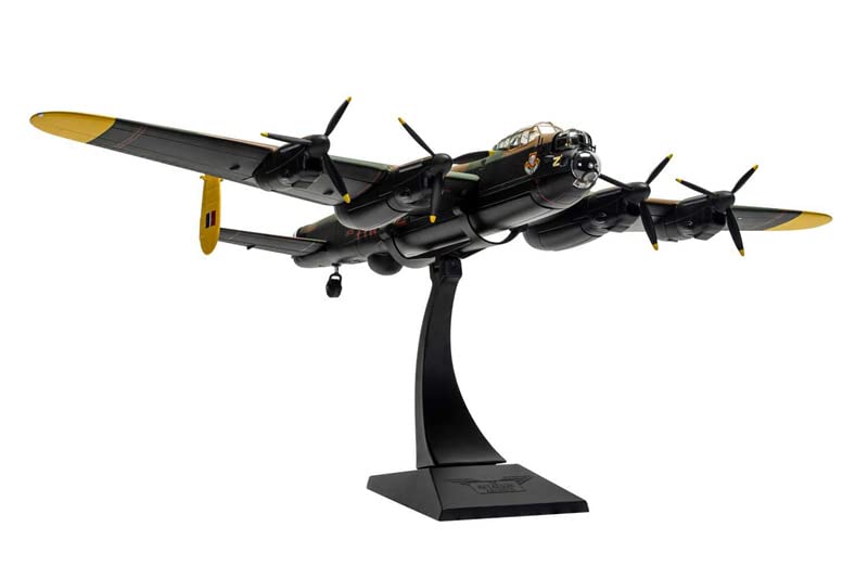 Avro Lancaster B Mk.III Grog 'The Shot' No.100 Sqn RAF 1945 1/72 Scale Diecast Pre-Built Aircraft Model - Limited Edition Collectible for WWII Aviation Enthusiasts & History Buffs