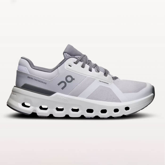Women's Cloudrunner 2 Running Shoes - Lightweight & Breathable Frost White Sneakers for Jogging, Gym Workouts & Daily Walking