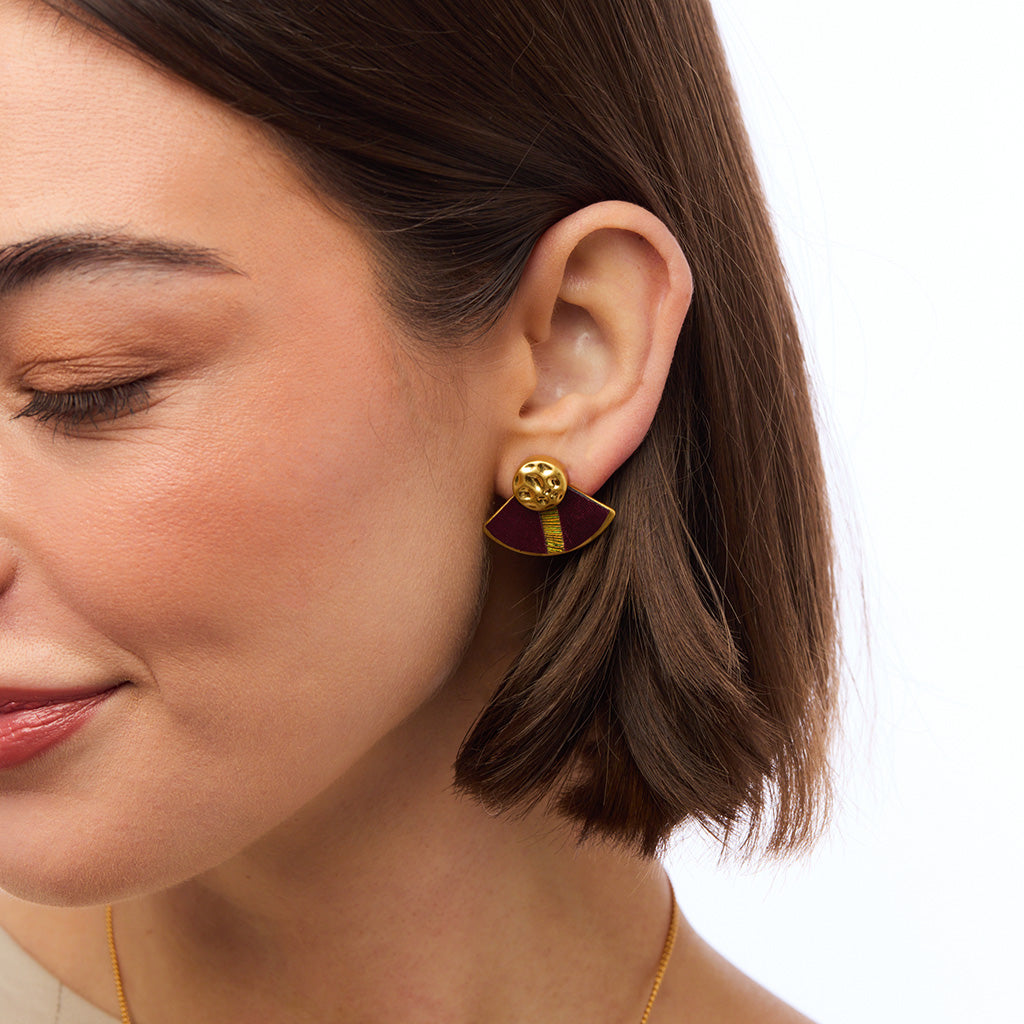 Hoback Stud Earrings for Women - Minimalist Gold & Silver Small Hoop Earrings - Perfect for Everyday Wear, Work & Special Occasions