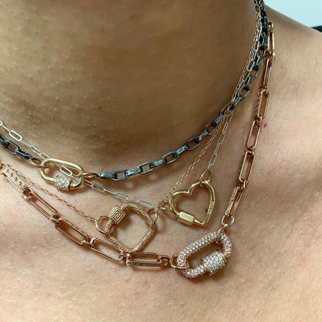 14K Yellow Gold Baby Heart Lock by Marla Aaron - Elegant Jewelry Gift for Women, Perfect for Valentine's Day, Anniversary & Special Occasions