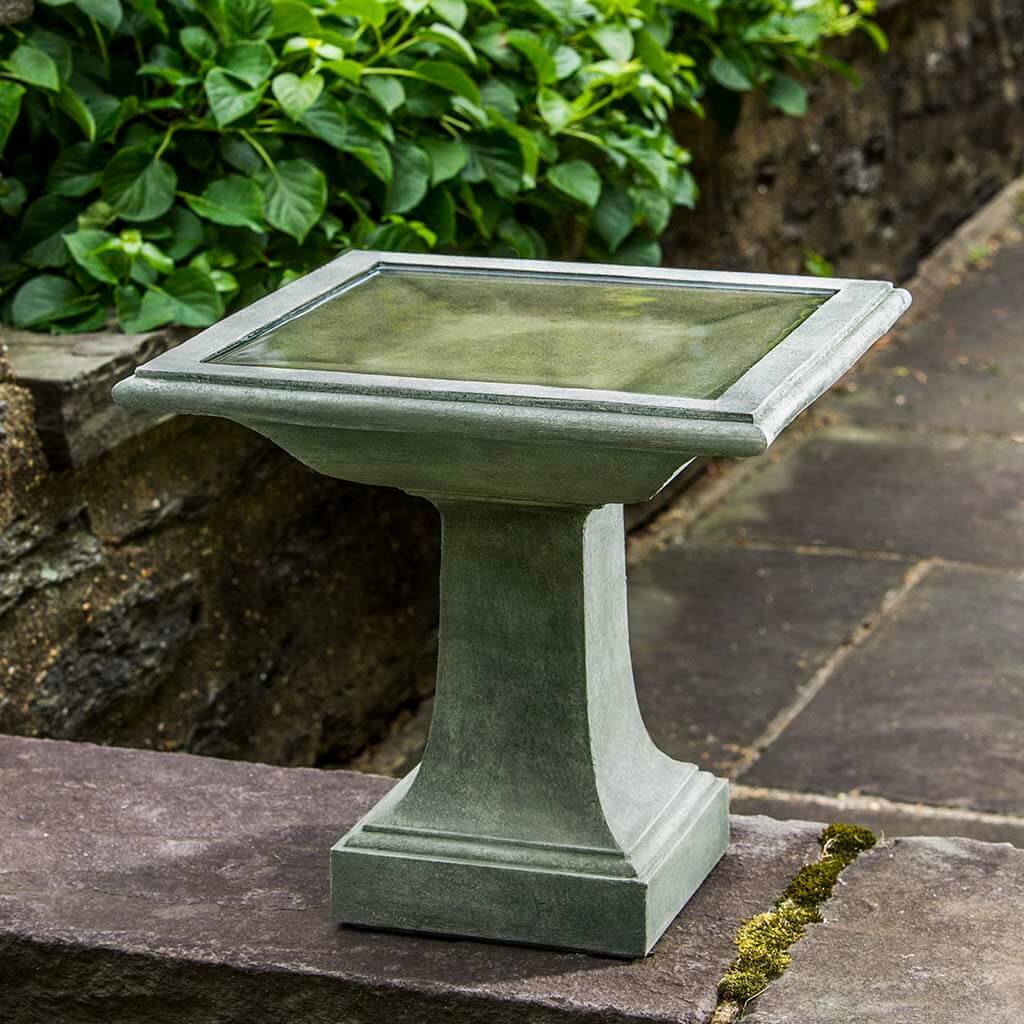 Campania International Avery Birdbath - Elegant Outdoor Garden Decoration for Birds | Perfect for Backyard, Patio & Garden Decor