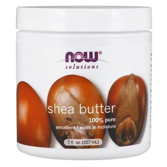 NOW Solutions Pure Shea Butter - 100% Natural Moisturizer for Dry Skin, Hair & Body - Perfect for DIY Skincare, Massage & Lip Care