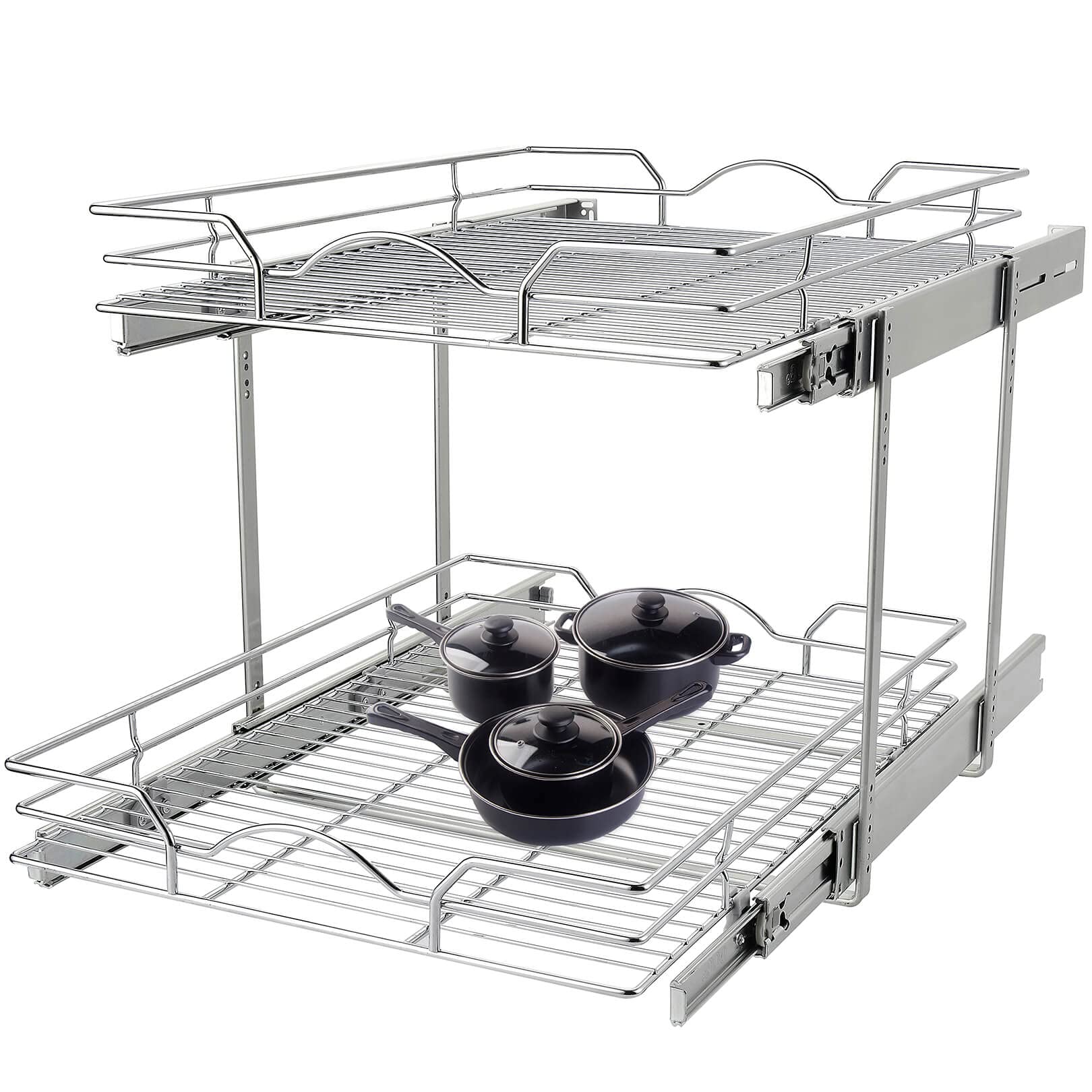 2-Tier Pull Out Cabinet Organizer - 11