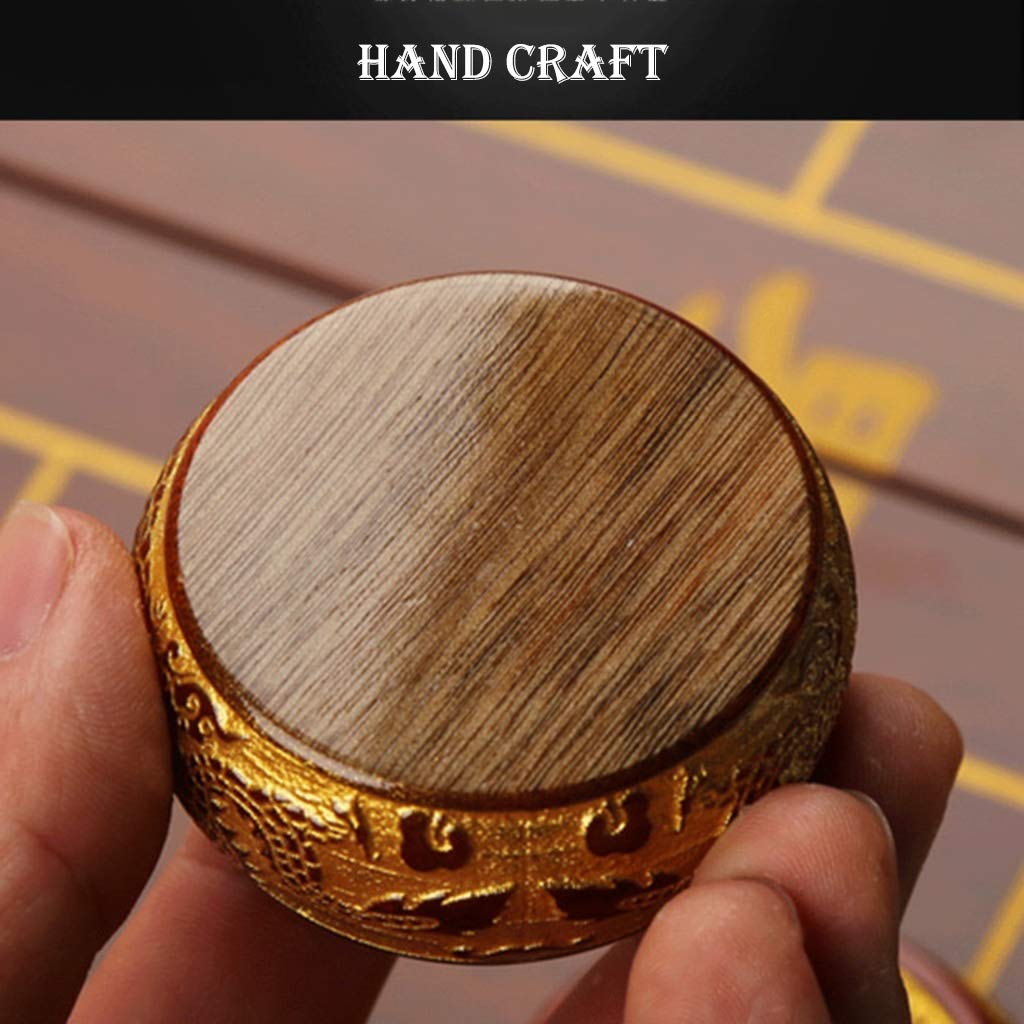 Premium Chinese Chess Set - Xiangqi Strategy Board Game with Folding Board, High-Quality Material for 2 Players (5cm/2