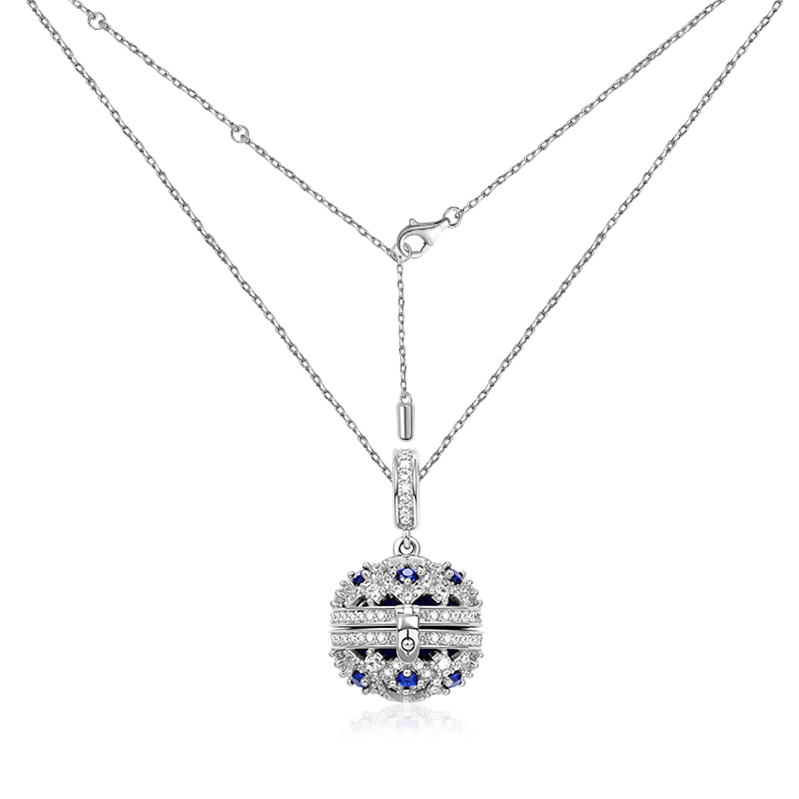 GNOCE I Love You Forever 925 Sterling Silver Turtle Pendant Necklace for Women, Teens, Brides – Mother's Day & Father's Day Gift with Essential Oil Ball – Perfect for Family Bonding, Couple Matching & Special Occasions