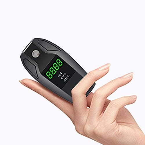 Professional Portable Breathalyzer - High Accuracy Alcohol Tester for Personal & Workplace Use | Reliable BAC Detection for Drivers, Party Safety & Law Enforcement Scenarios
