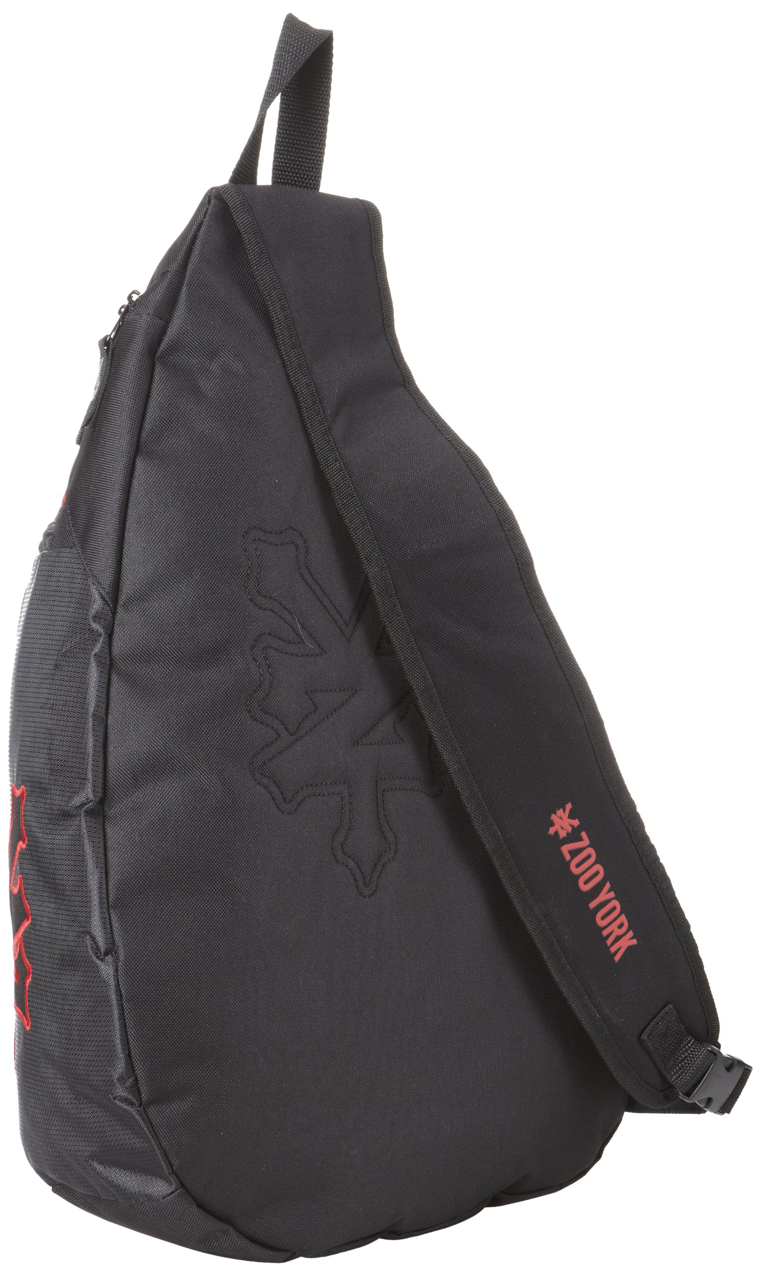 Zoo York Men's Sling Bag Black/Red for Urban Commute & Travel