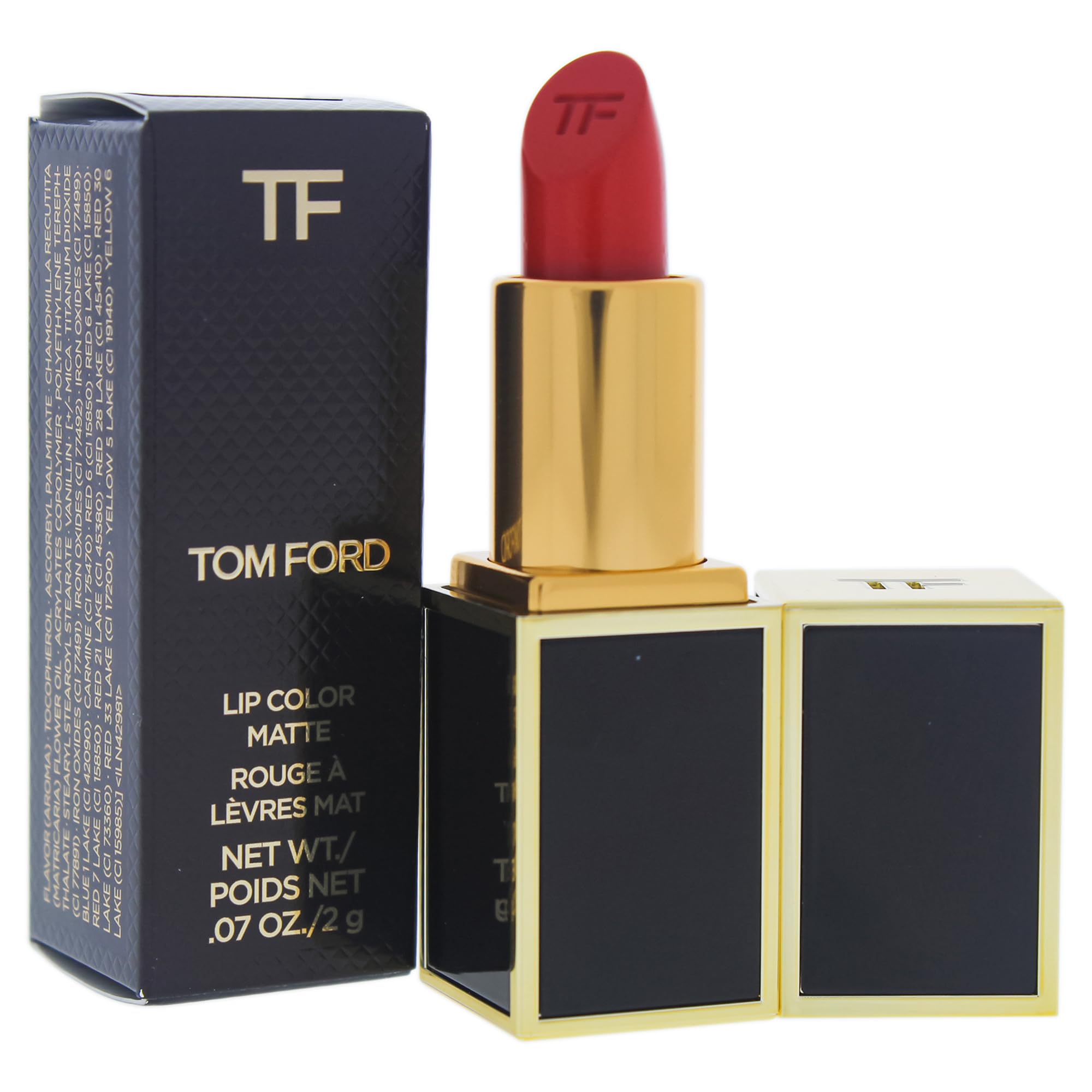 Tom Ford Matte Lipstick - 06 Cristiano, 2g | Long-Lasting Matte Lip Color, Hydrating Formula | Perfect for Date Night, Parties & Special Occasions