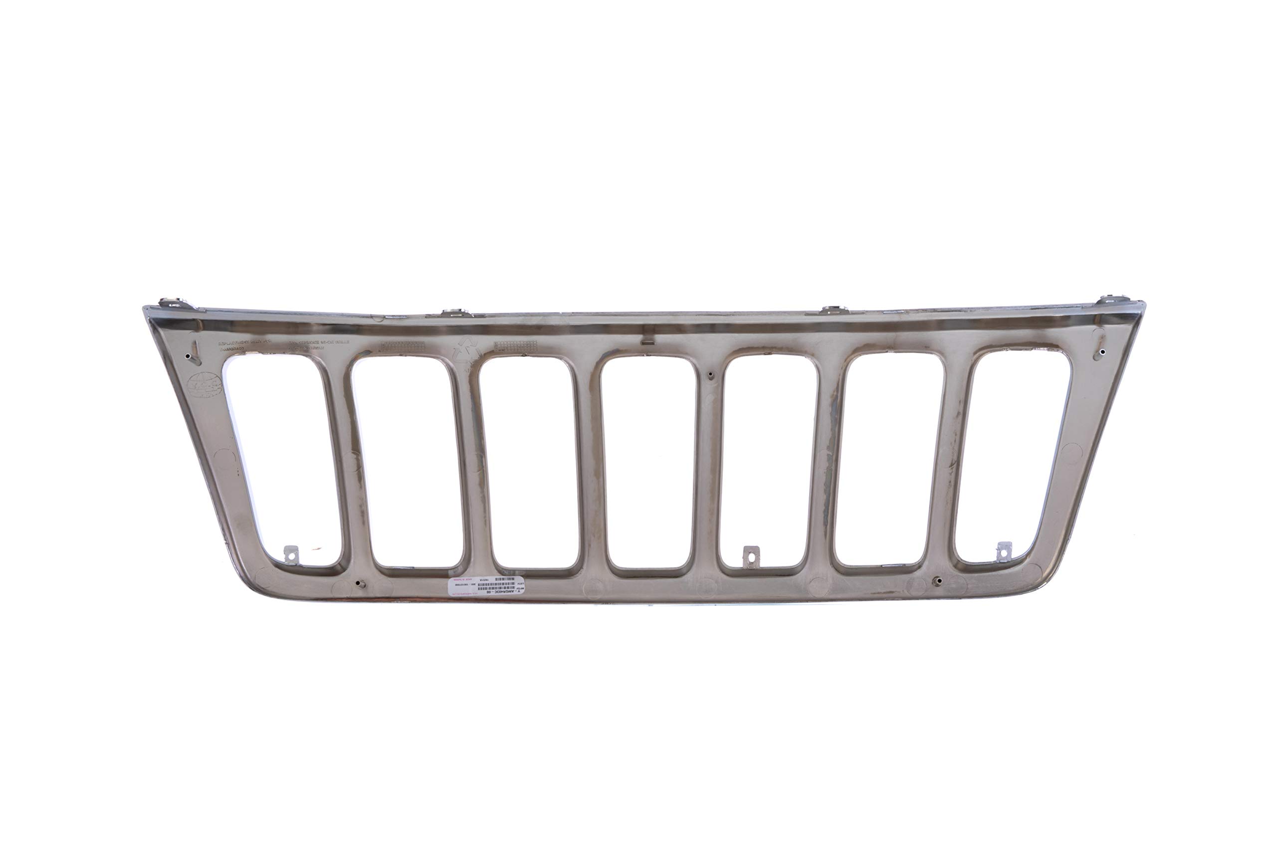 Perfit Liner Front Chrome Grille Replacement for Jeep Grand Cherokee SUV (2011-2021) - Compatible with Laredo Models CH1200221 & 55155921AB | Durable Auto Upgrade for Off-Road & City Driving