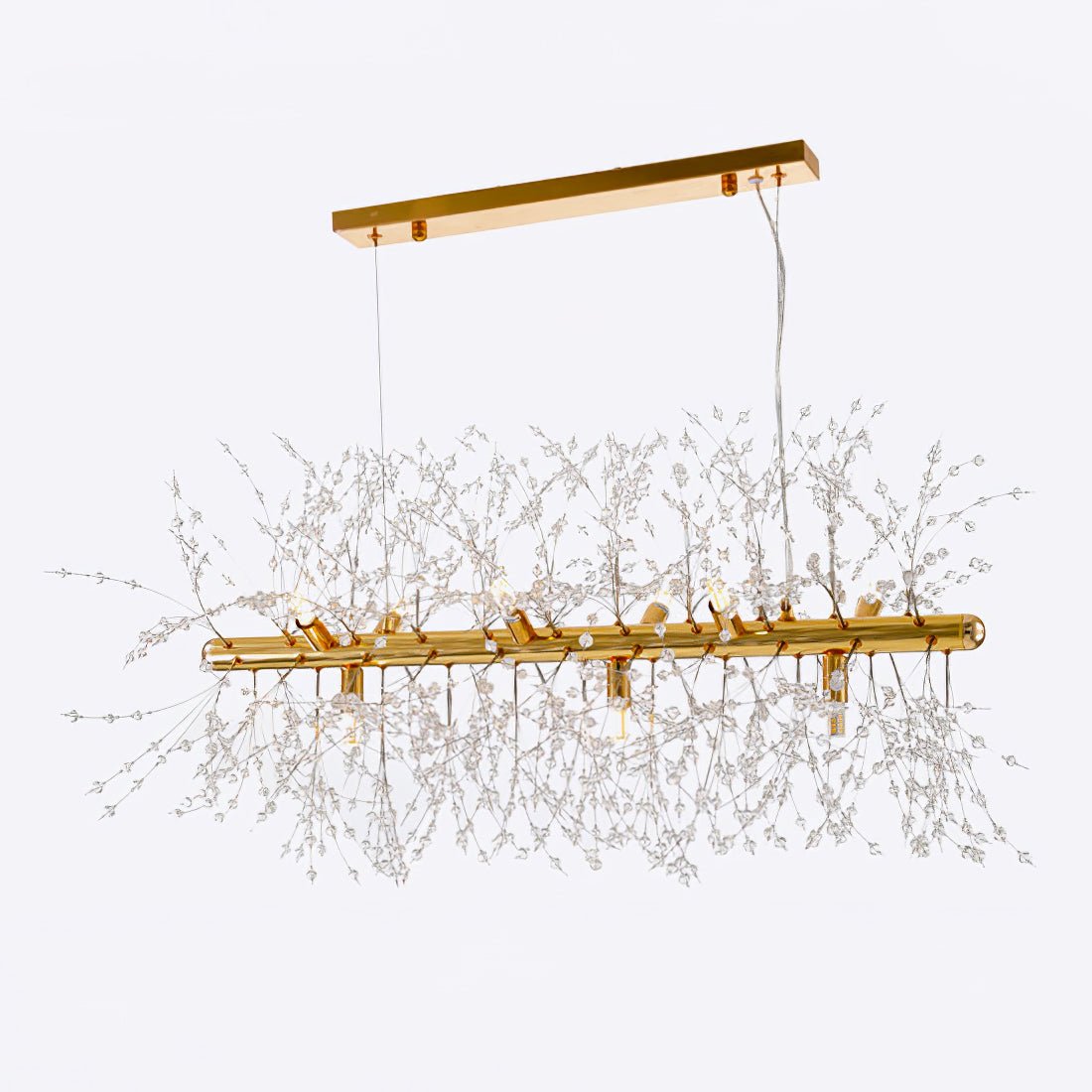 Elegant Dandelion Chandelier - Modern Floral Ceiling Light Fixture for Living Room, Bedroom, Dining Room Decor | Perfect for Home, Wedding, Cafe Lighting