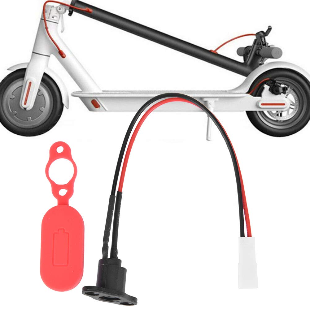 Waterproof Dustproof Silicone Charging Port Cover for Xiaomi M365 Electric Scooter - Durable E-Port Protector for Rainy Days & Outdoor Commuting
