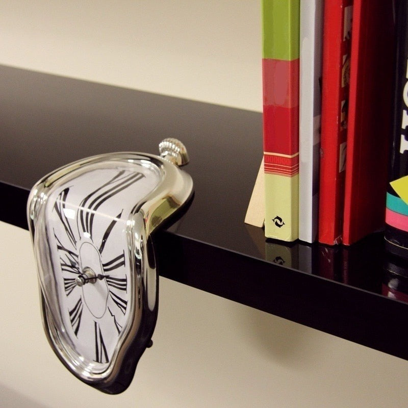 Surreal Dali Melting Clock Wall Art - Unique Salvador Dali Inspired Home Decor for Living Room, Bedroom & Office | Perfect Gift for Art Lovers