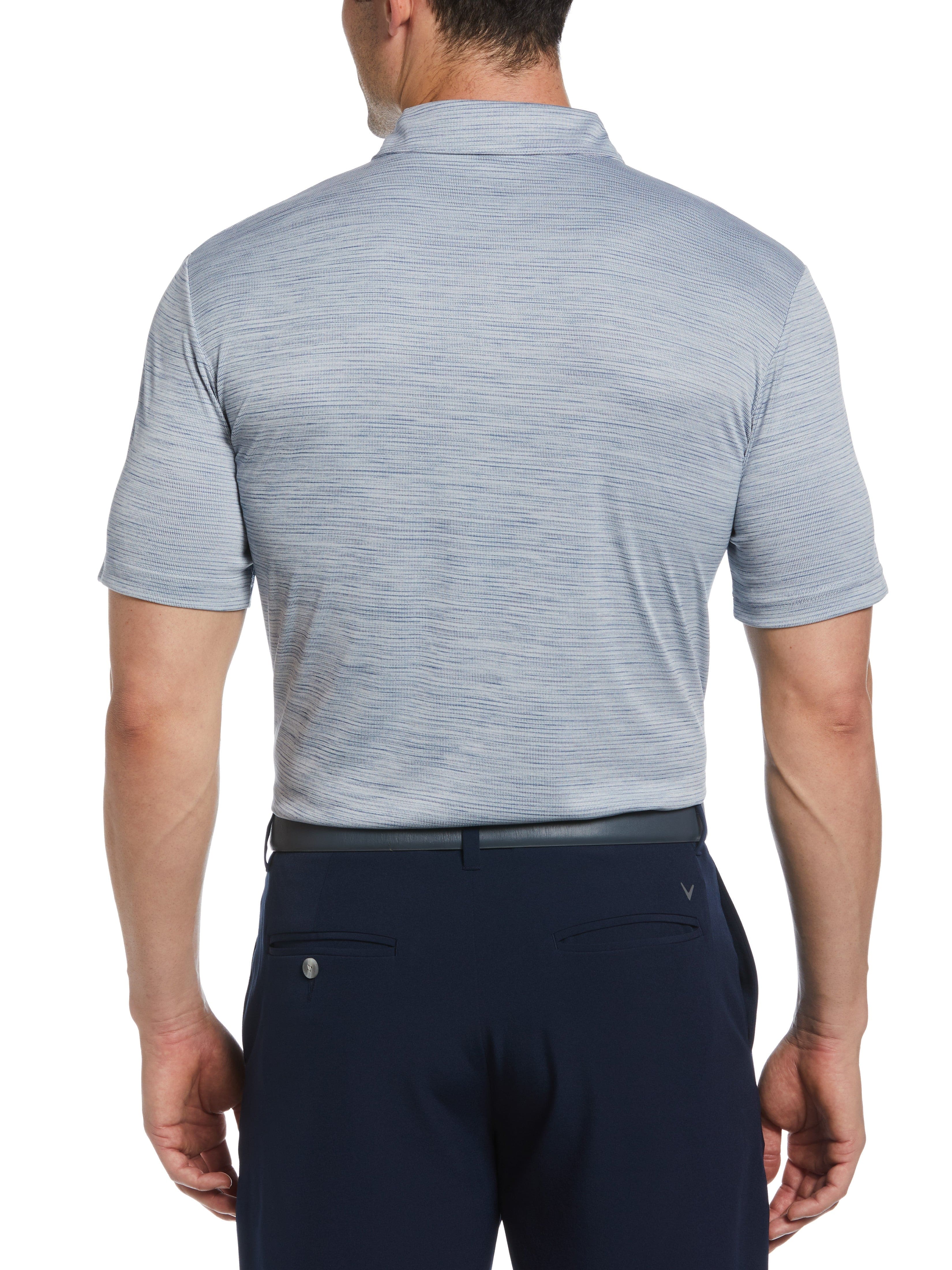 Men's Solid Texture Polo Shirt - Comfortable & Stylish Casual Wear for Work, Golf & Everyday Outfits