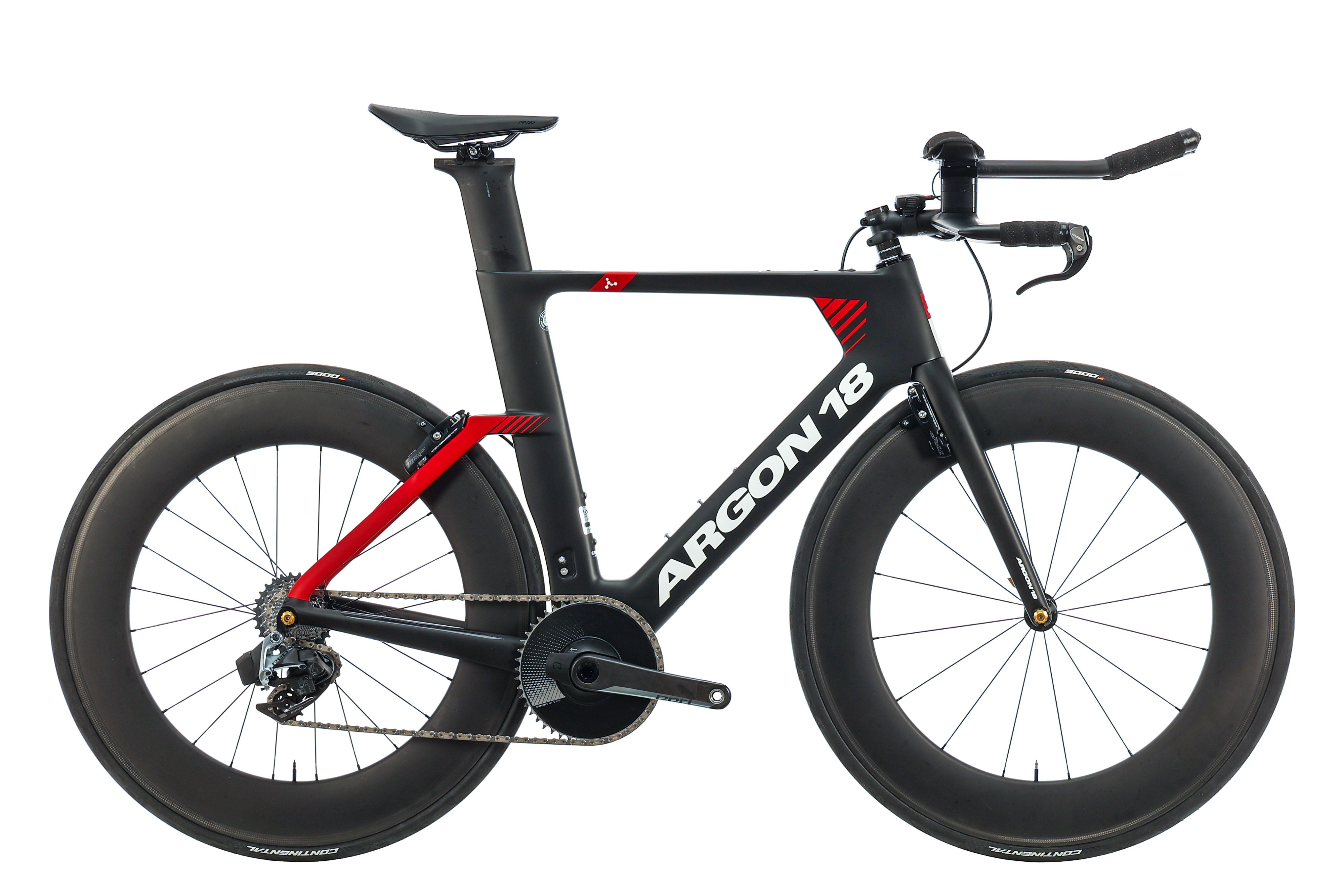 Argon 18 E 117 TRI Time Trial Bike 2019 - Large Size | Premium Carbon Fiber Triathlon & Road Racing Bike for Competitive Cyclists | Perfect for Triathlons, Time Trials & Endurance Training