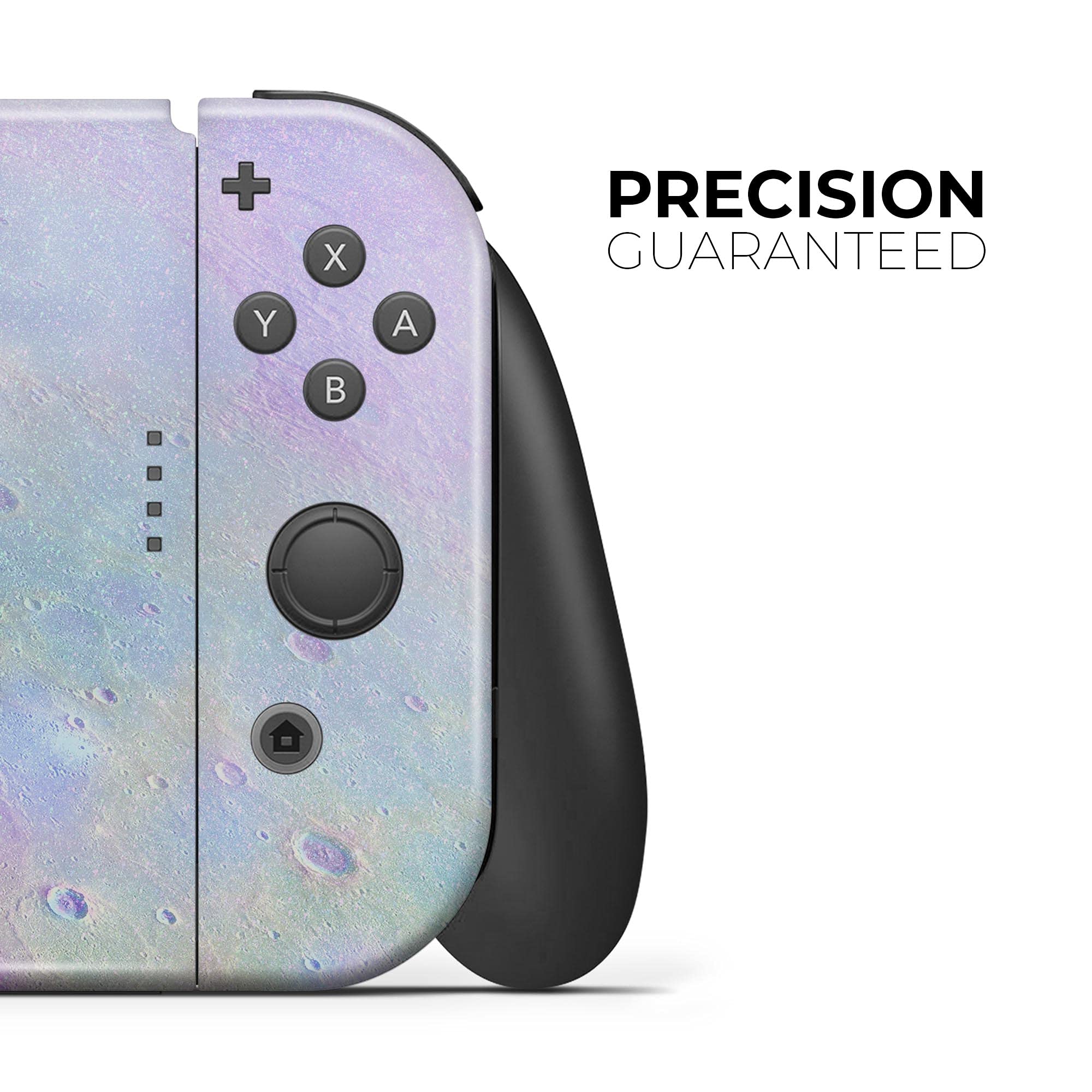 Nintendo Switch Pro Controller Skin - Removable Vinyl Wrap Cover with Tie-Dye Cratered Moon Design | Scratch-Resistant Protective Decal | Perfect for Gaming Protection & Customization