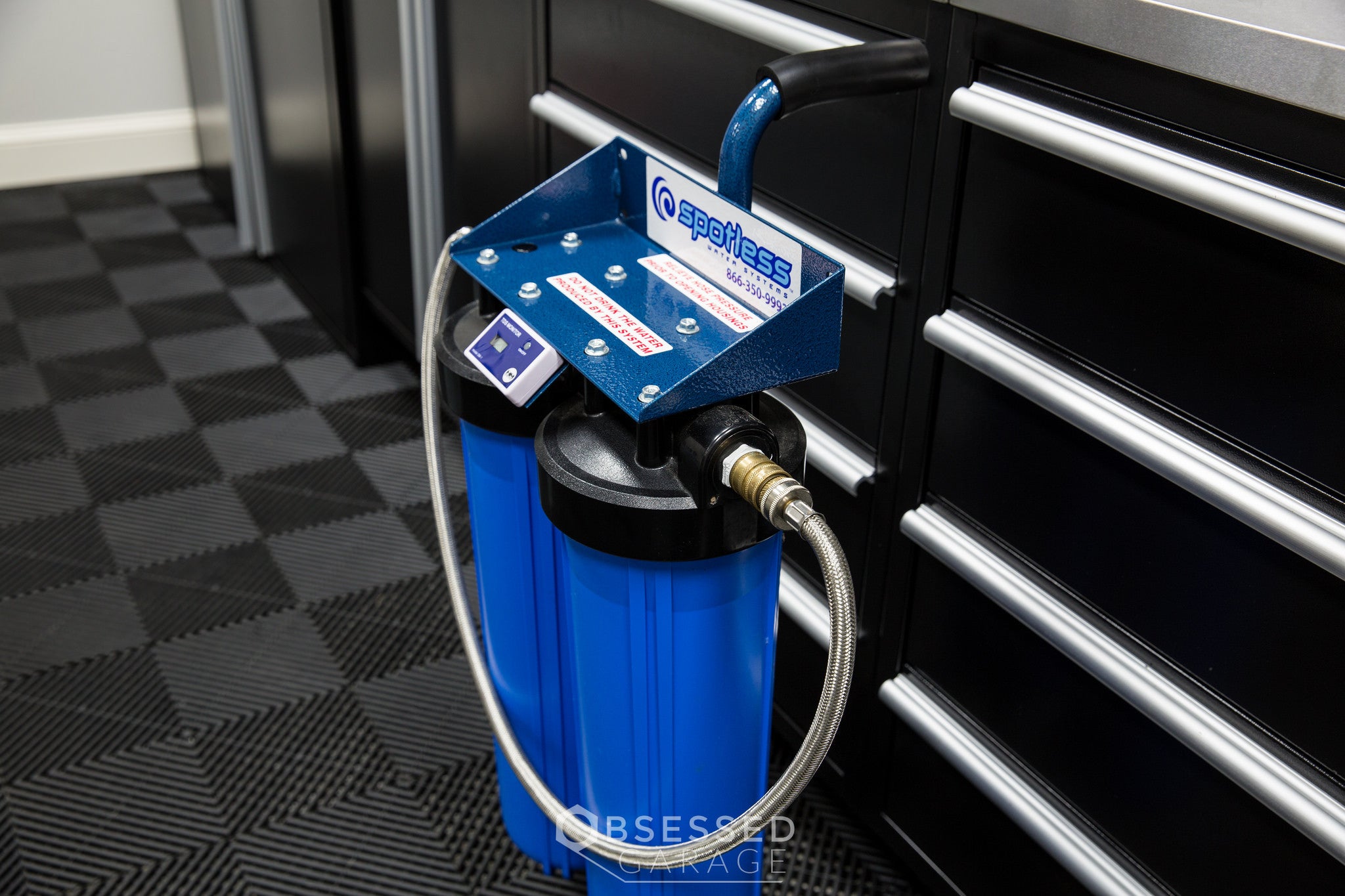 CR Spotless DIC-20 High Output Water Deionization Rolling System - Portable Spot-Free Car Wash & RV Cleaning Solution for Home and Professional Use