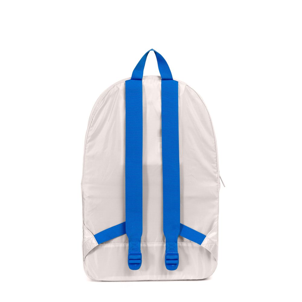 Herschel x MLB Los Angeles Dodgers Compact Daypack Backpack - Lightweight & Foldable for Travel, School & Outdoor Adventures (Grey)