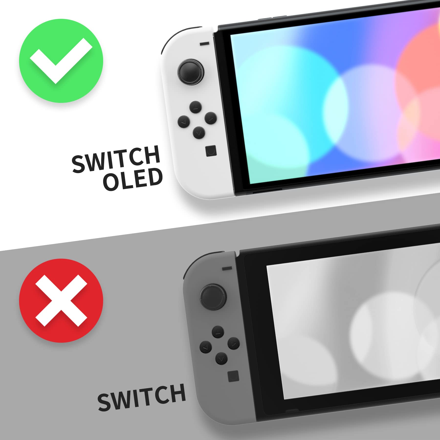 eXtremeRate DIY Full Set Shell for Nintendo Switch OLED - Replacement Console Back Plate & Kickstand, Custom Controller Housing with Full Set Buttons - Clear Atomic Purple | Perfect for Gaming Enthusiasts & DIY Modders