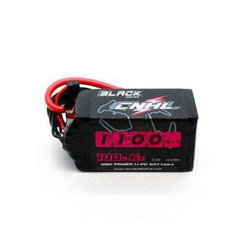 CNHL Black Series 22.2V 6S 1100mAh 100C LiPo Battery with XT60 Connector - High Performance RC Drone Battery for FPV Racing and Aerial Photography