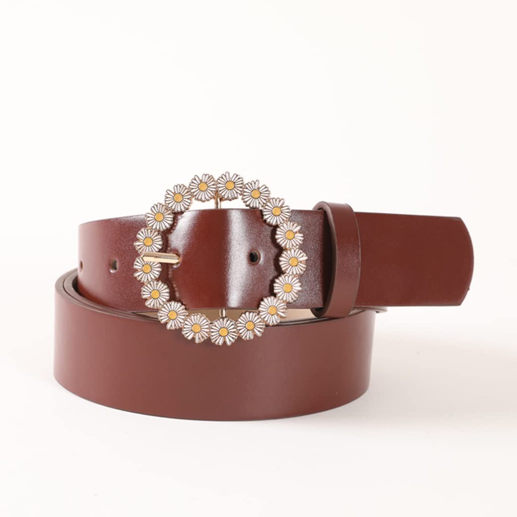 Premium Genuine Leather Belt for Women - Adjustable 130CM Waist Strap for Pants, Skirts, Jackets & Jeans | Fashion Accessory for Casual & Office Outfits