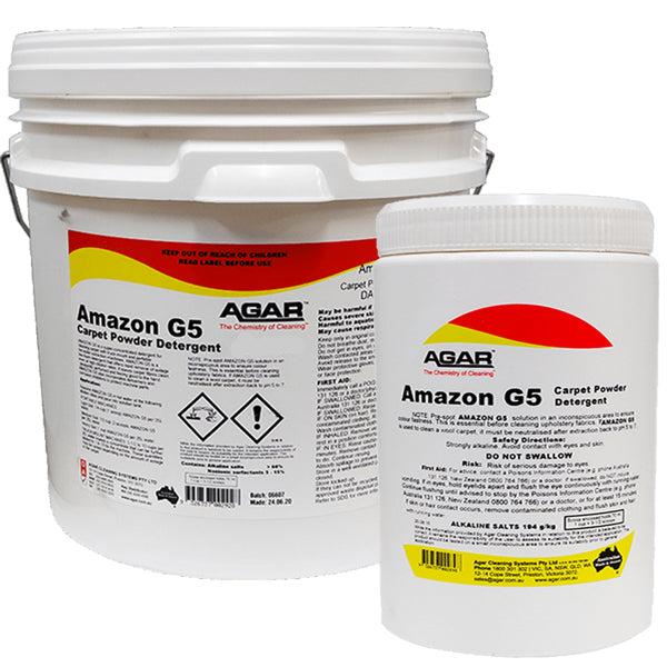 Amazon G5 Concentrated Carpet Cleaning Powder - Deep Stain Remover for Pet Hair, Odor & Dirt - Perfect for Home, Office & Car Interior Cleaning