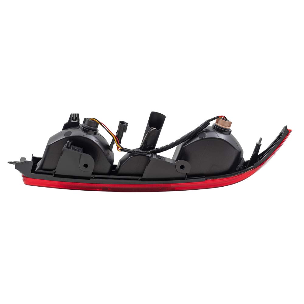 Brock Replacement Halogen Tail Lights for 2014-2015 Chevy Camaro - Driver & Passenger Side (Part #23256981, 23489170) - Upgrade Your Car's Rear Lighting for Night Driving Safety