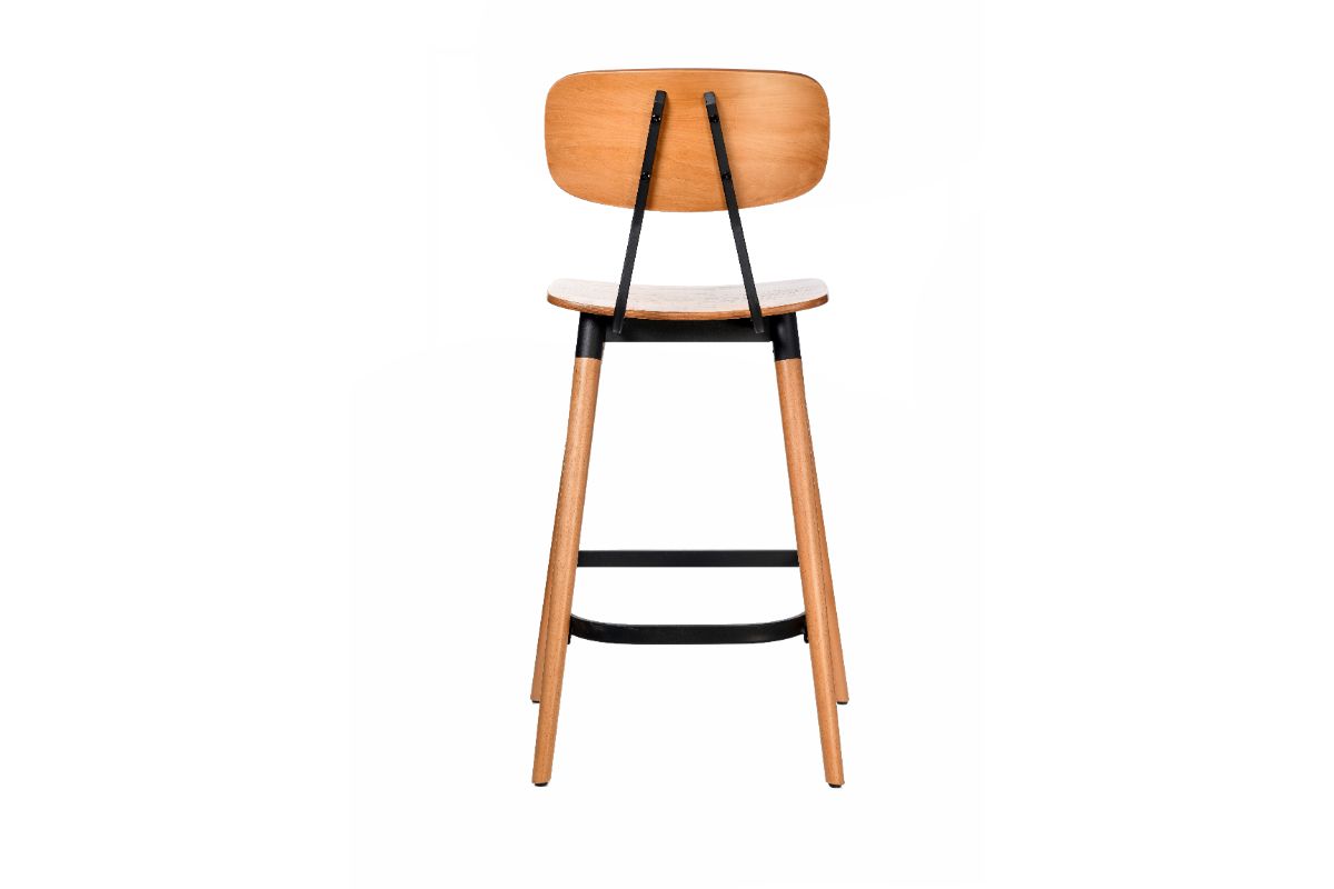 Felix Bar Stool with Plywood Seat - 740mm/29