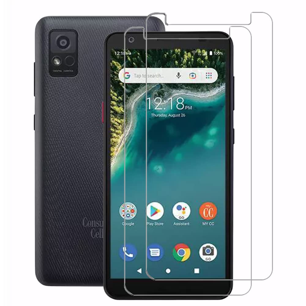 [2 Pack] ZTE Avid 589 Tempered Glass Screen Protector - 9H Hardness, Anti-Scratch, Bubble-Free - Perfect for Daily Protection & Gaming Use