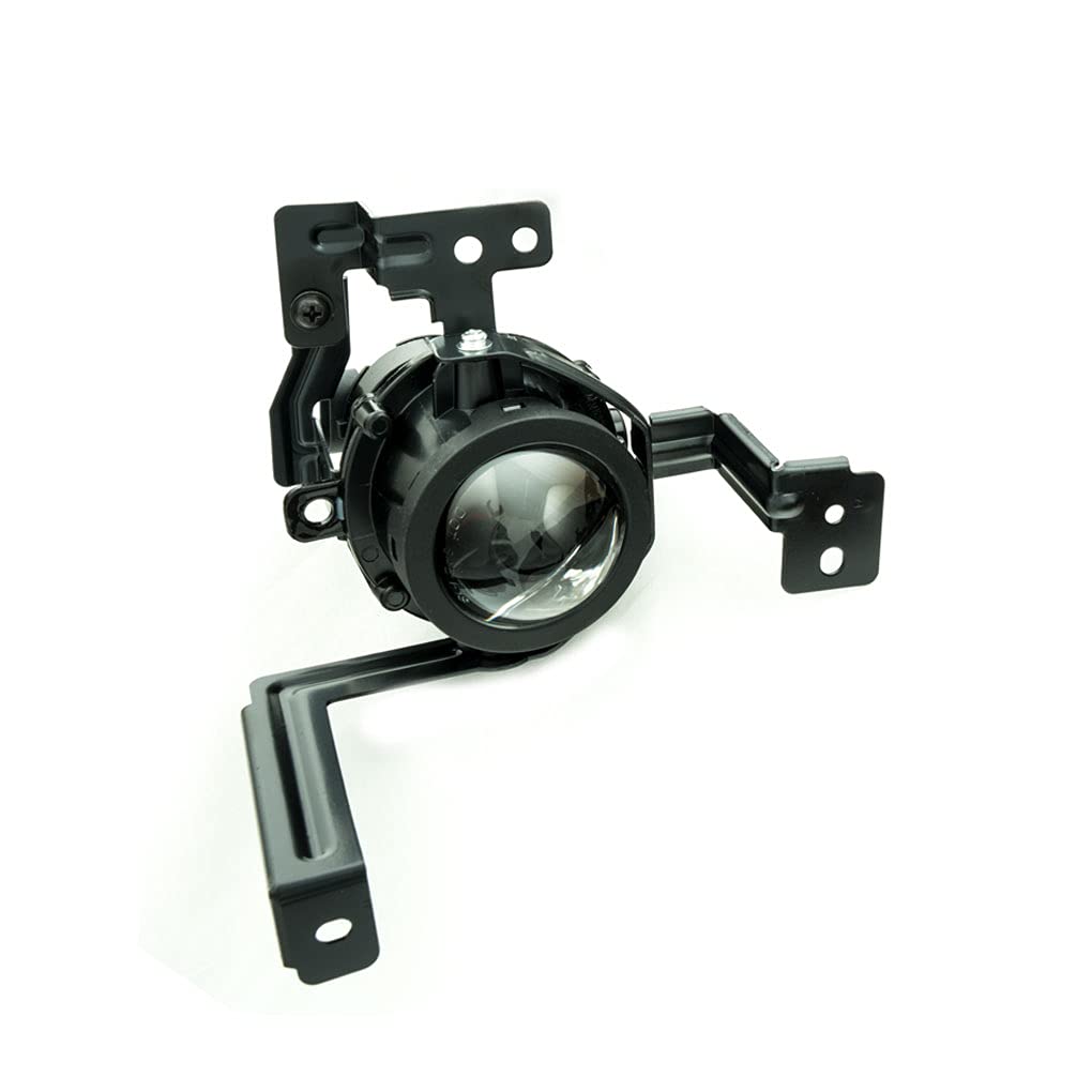 2017-2018 Kia Sportage LED Fog Lights Kit - Chrome Lining Bezels & Complete Assembly Set (Left & Right) - Perfect for Night Driving & Enhanced Visibility in All Weather Conditions