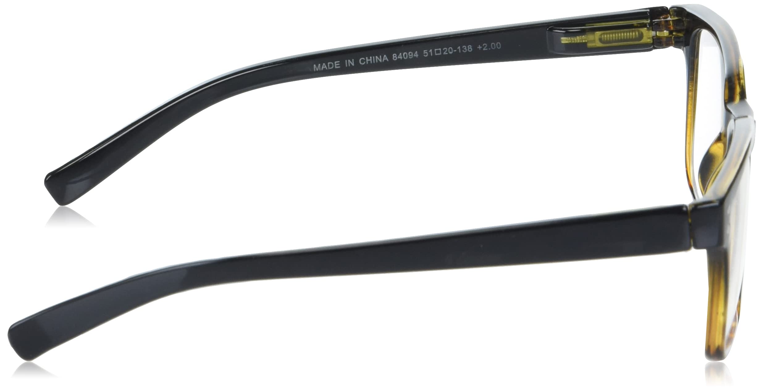 A.J. Morgan Benchmark Reading Glasses - Rectangular Frame Readers for Men & Women - Lightweight Comfortable Eyewear for Reading, Computer Work & Daily Use