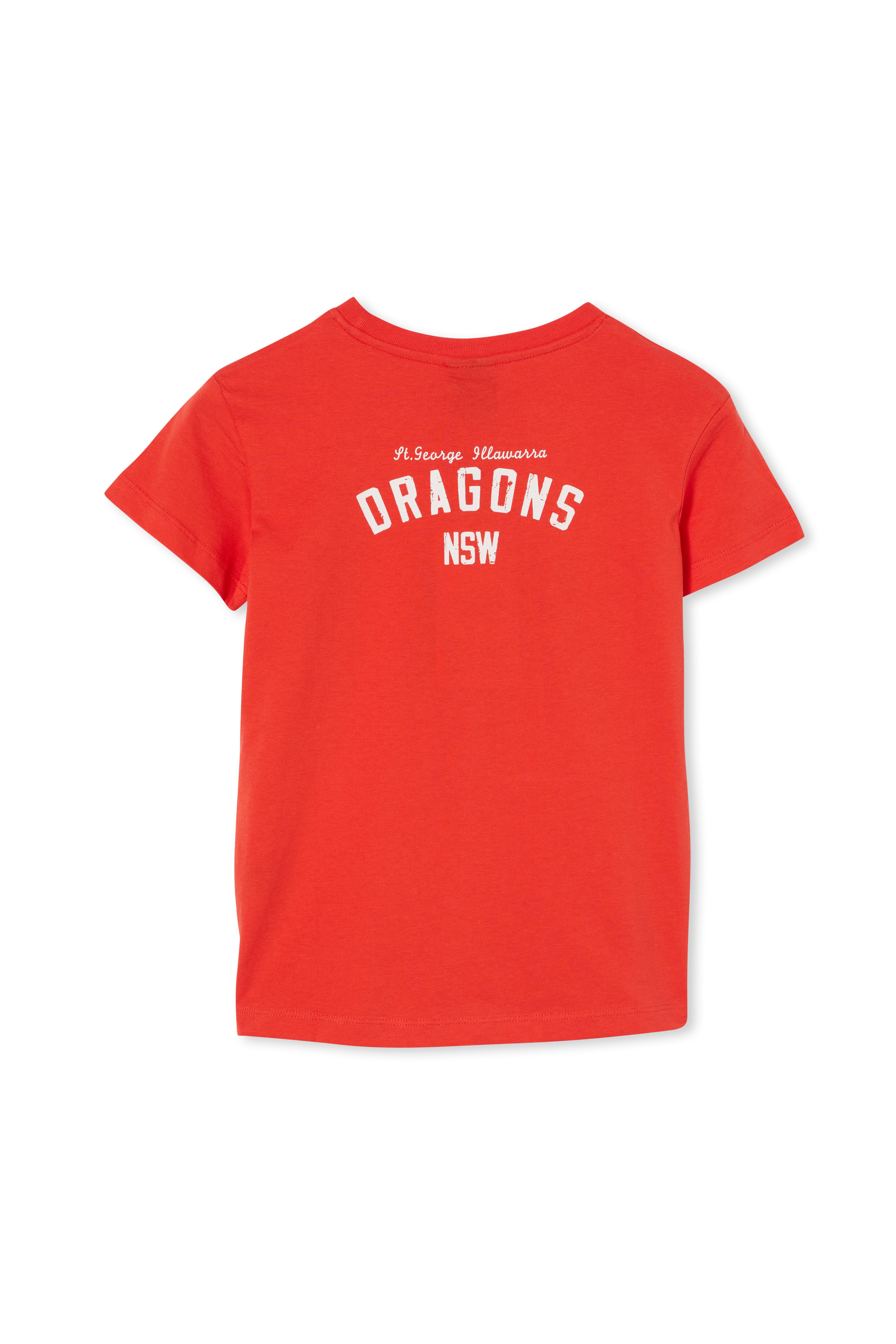 St George Dragons Youth T-Shirt - Comfortable Mono Print Tee for Kids - Perfect for School, Sports, and Casual Wear