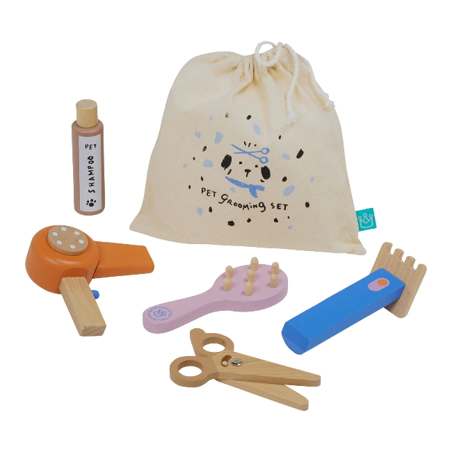 Manhattan Toy Posh Pet Day Spa - Luxury Pet Grooming Kit for Dogs & Cats | Perfect for Home Grooming & Pet Care