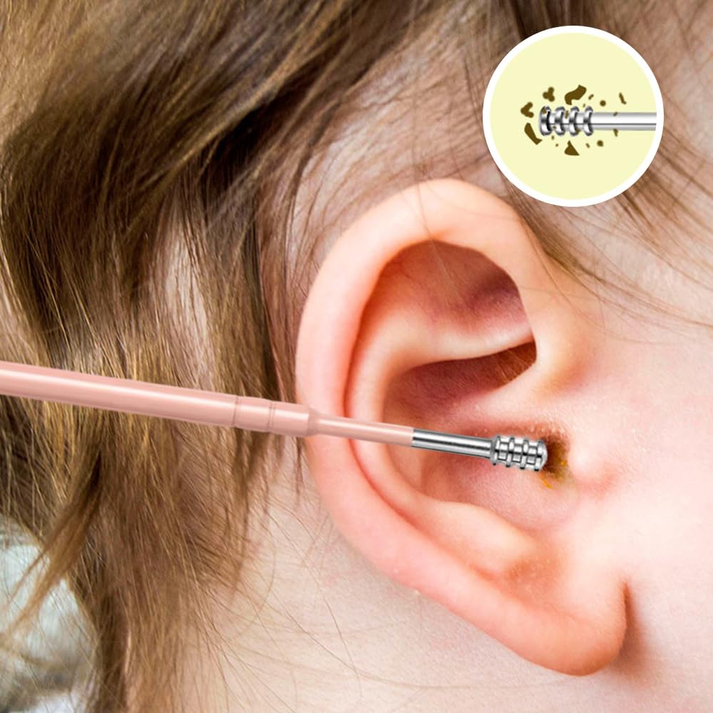 2024 Ear Cleaning Kit - Safe Earwax Removal Tool Set with Plastic Buckets | Gentle Ear Wax Cleaner for Adults & Kids | Perfect for Home, Travel & Professional Use