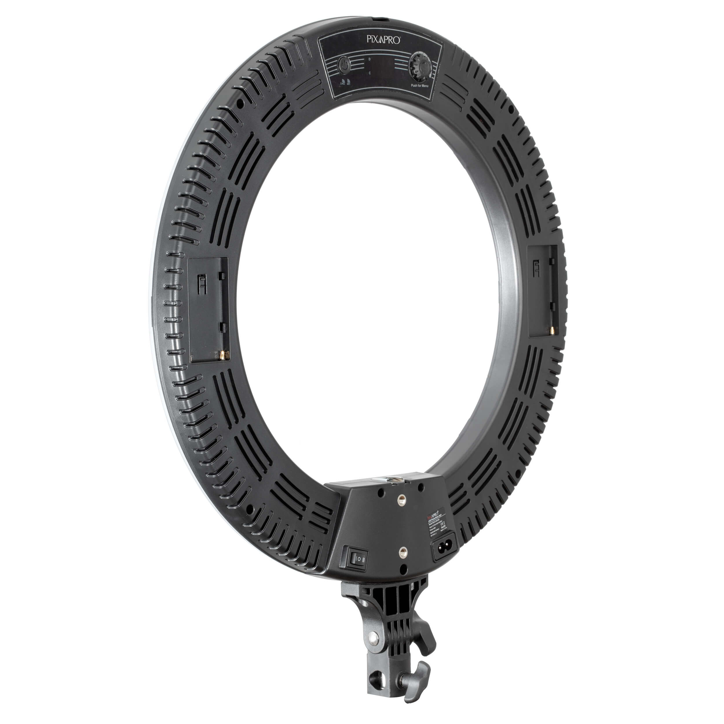 RICO240B MKII 46cm (18 Inch) 3200-5600K Adjustable LED Ring Light for Photography, Videography, YouTube & TikTok Content Creation