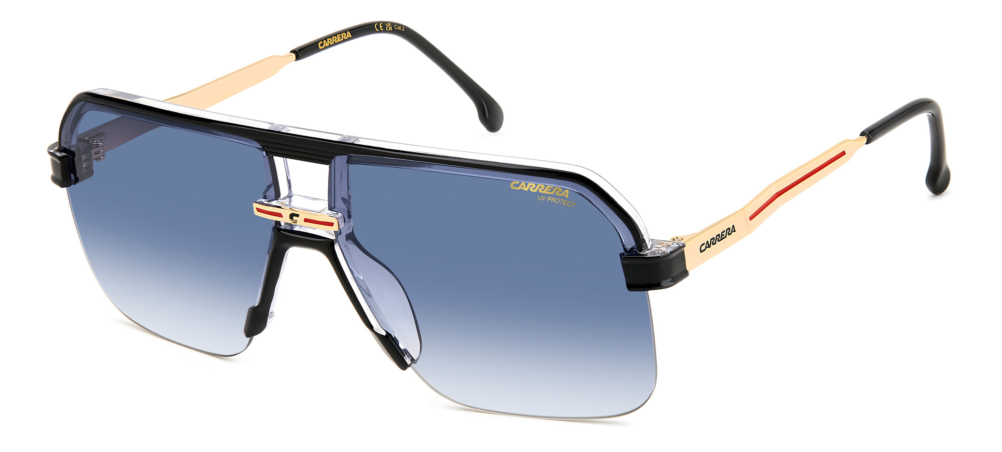 Carrera 1066 S Sunglasses - Polarized UV Protection Sports Sunglasses for Men & Women - Perfect for Running, Cycling, Driving & Outdoor Activities