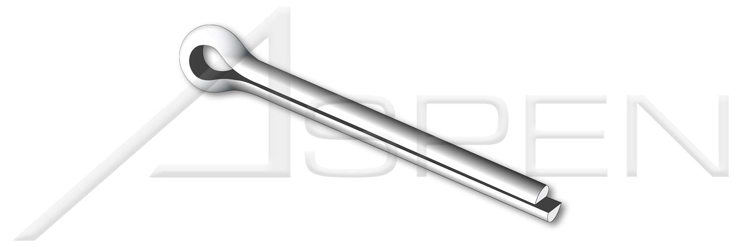 1000 Pcs M2 x 50mm DIN 94 ISO 1234 Metric Standard Cotter Pins - A4 Stainless Steel for Machinery, Automotive, and Industrial Applications